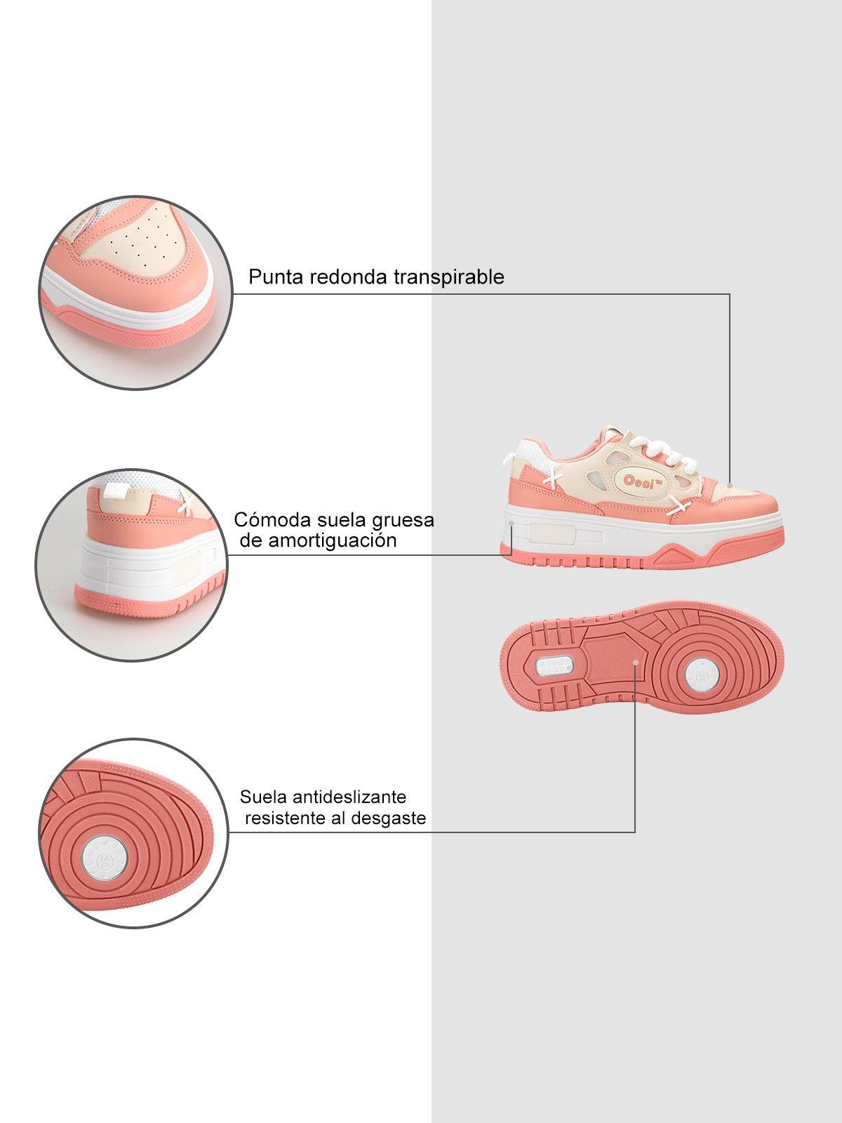 Zapatilla Rosado Casual BOK111 Weide-5