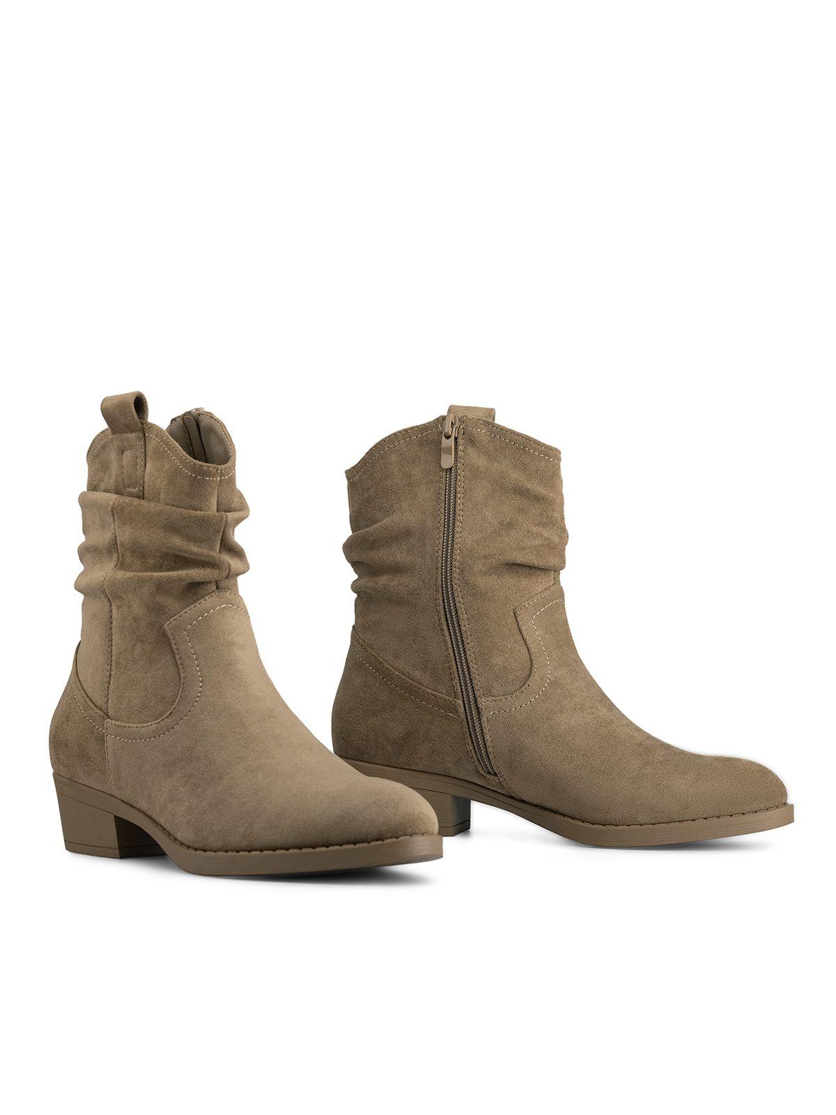 Botín Taco Mujer Casual PU Textil Weide ZS80-4