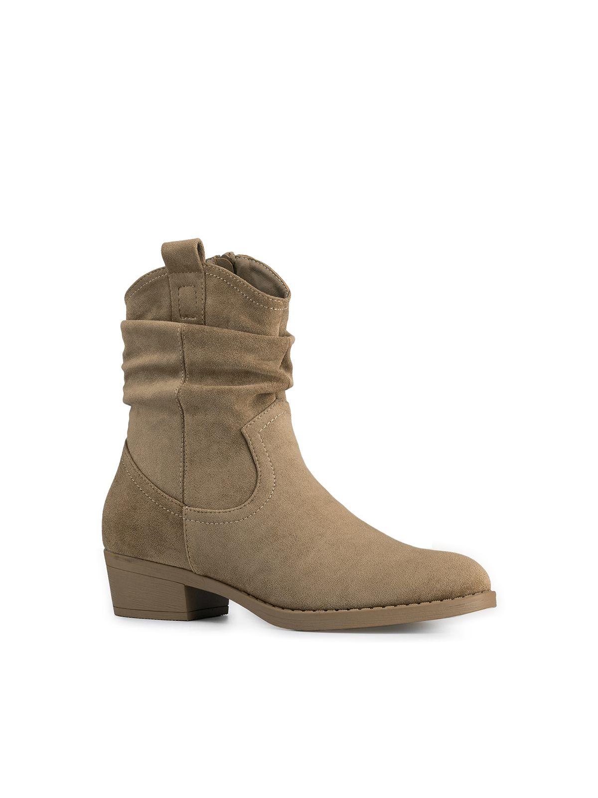 Botín Taco Mujer Casual PU Textil Weide ZS80-5