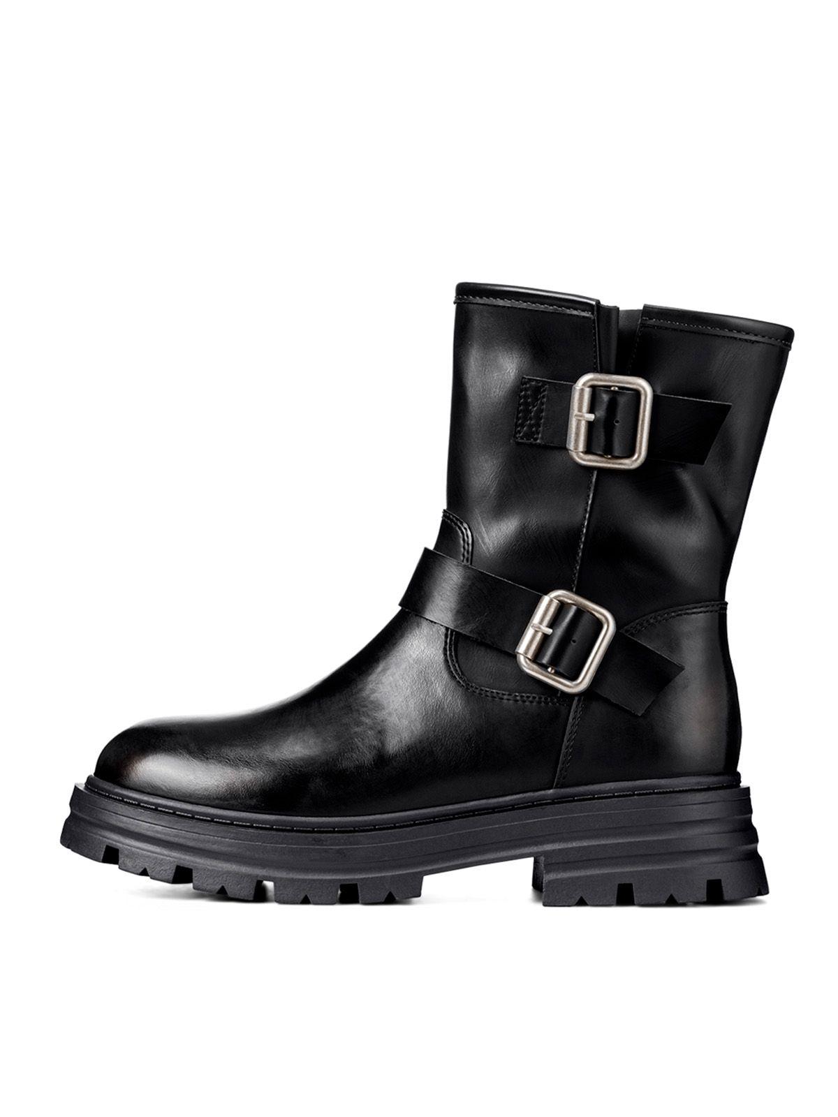 Botin Negro Casual Mujer Weide YL76-2
