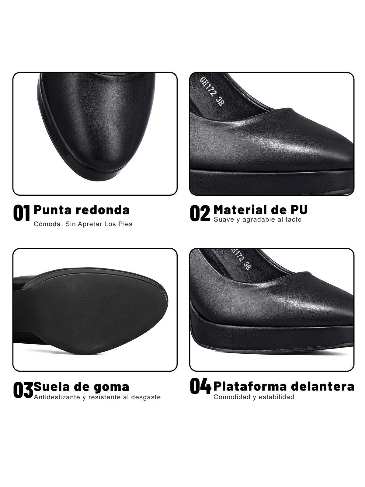 Zapato Taco Formal Plataforma Moda Mujer Weide GH172-8