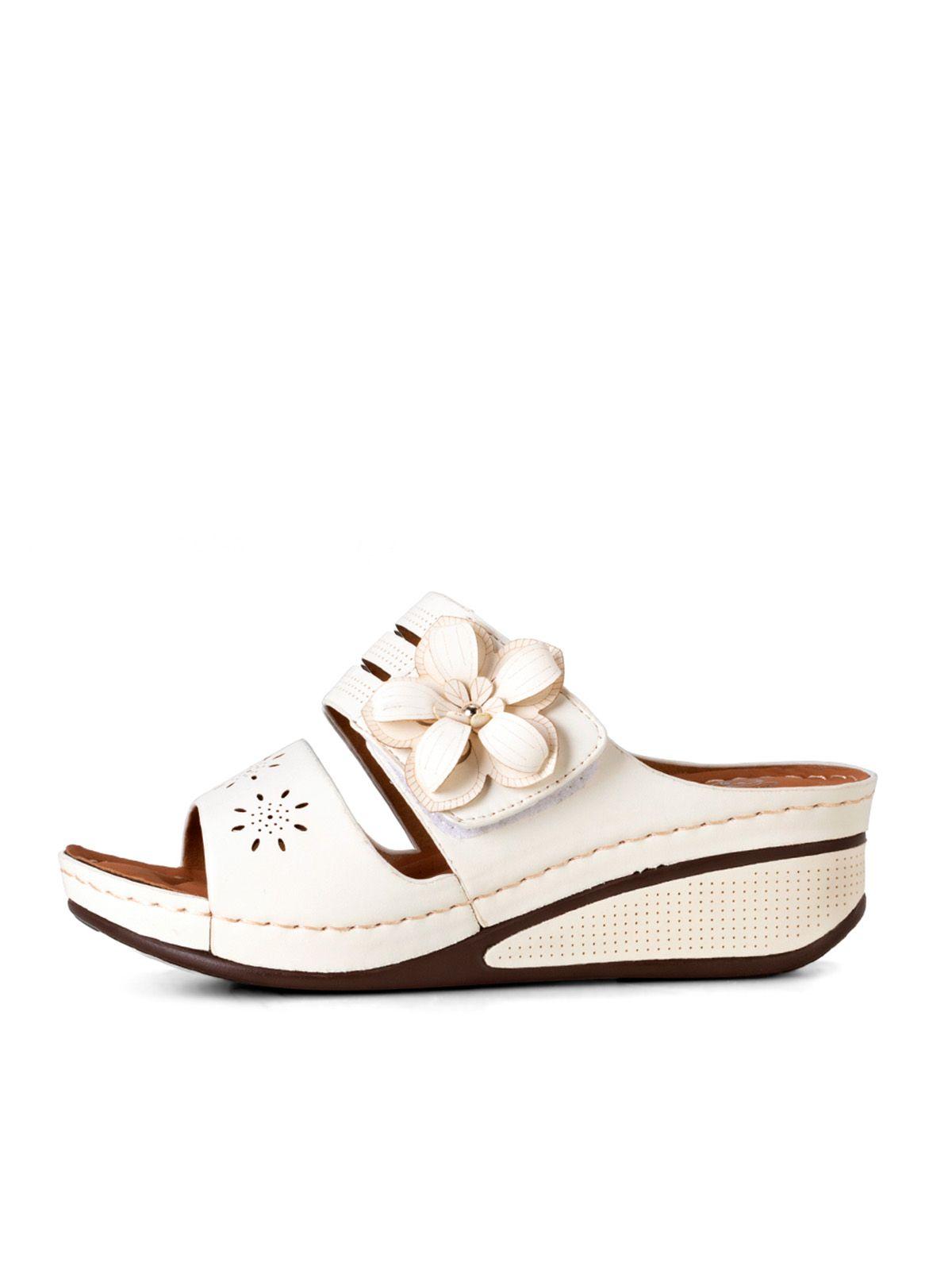 Sandalia Plataforma Blanco Casual QIU323 Weide-1