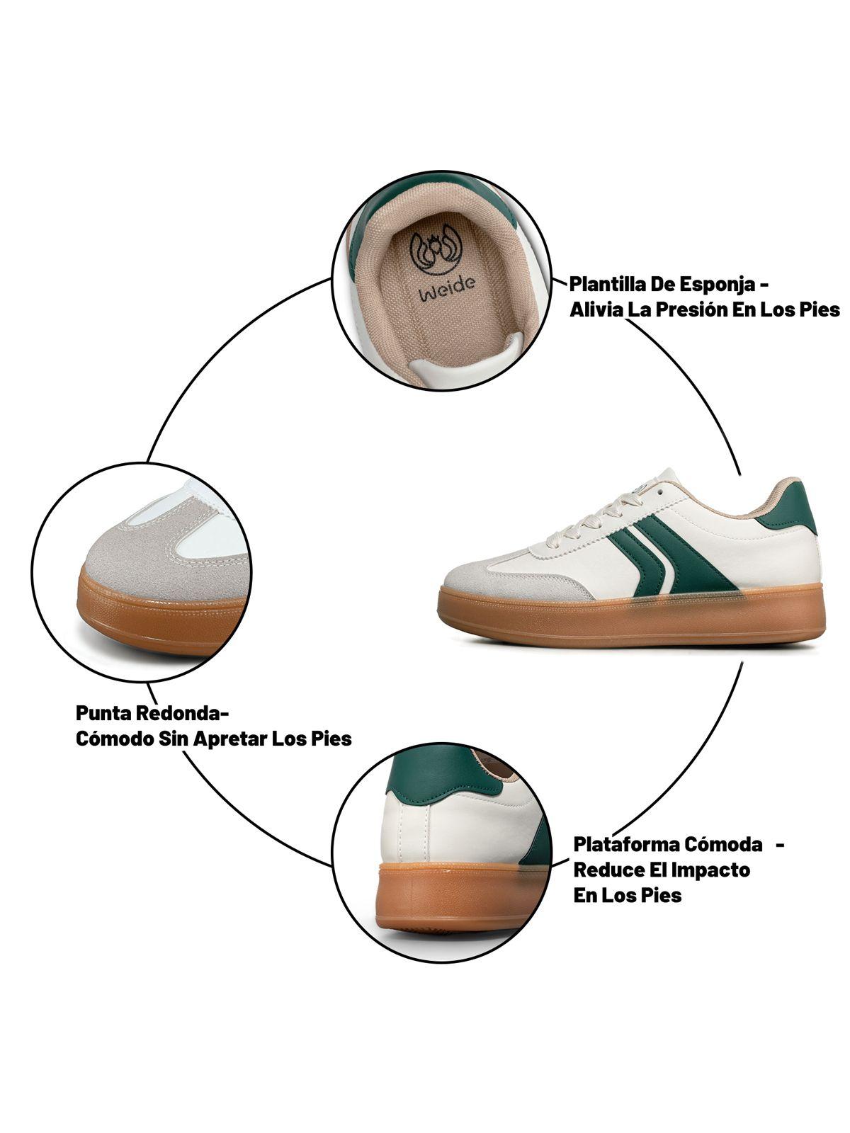 Zapatilla Deportiva Mujer Clásico De Colores Weide TFA209-8