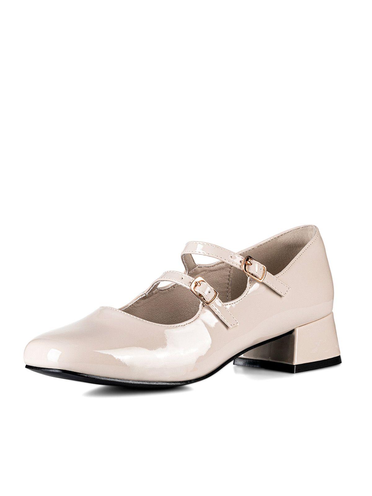 Zapatos Taco Beige Weide YL66-0