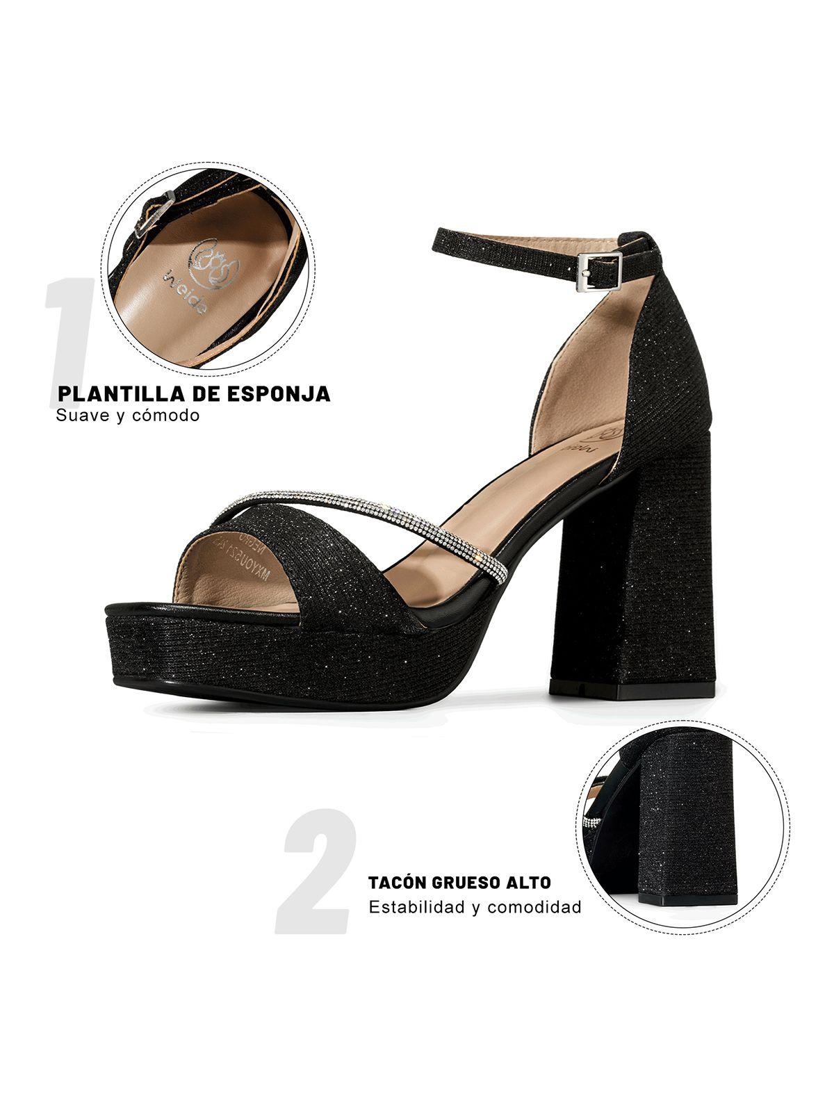 Sandalia Taco Alto Moda Mujer Weide YOU521-4