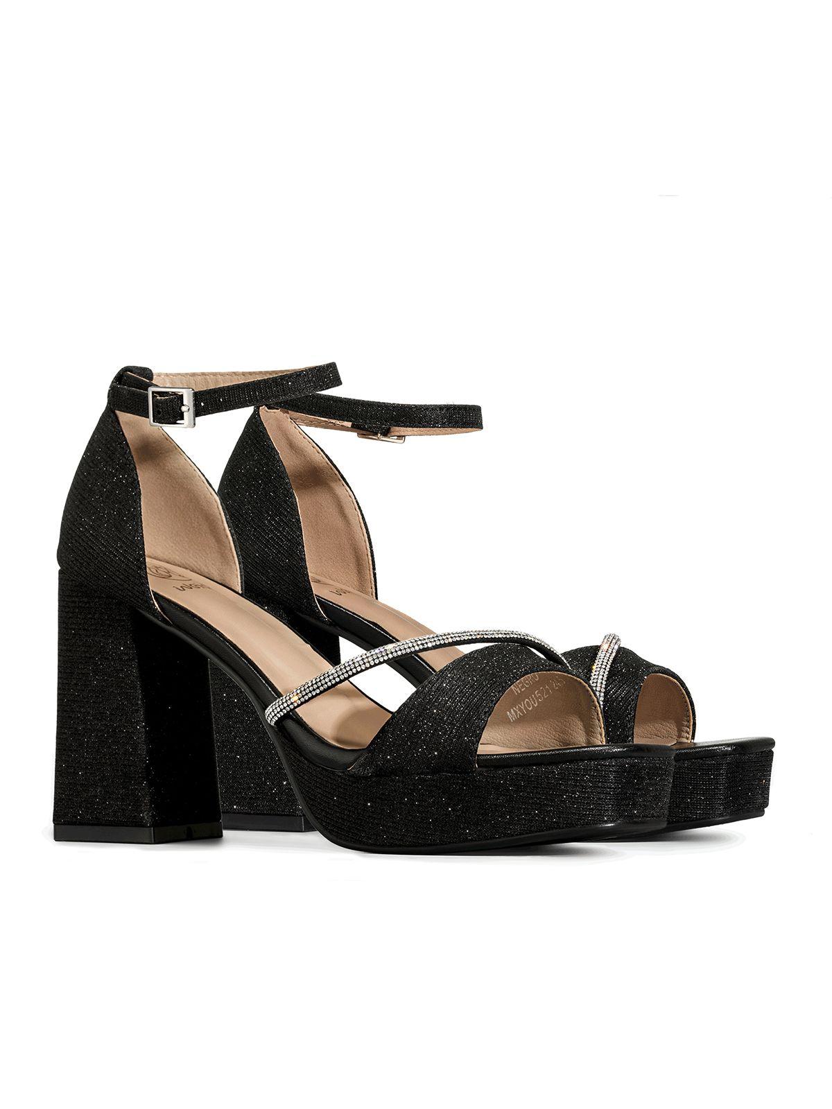 Sandalia Taco Alto Moda Mujer Weide YOU521-7