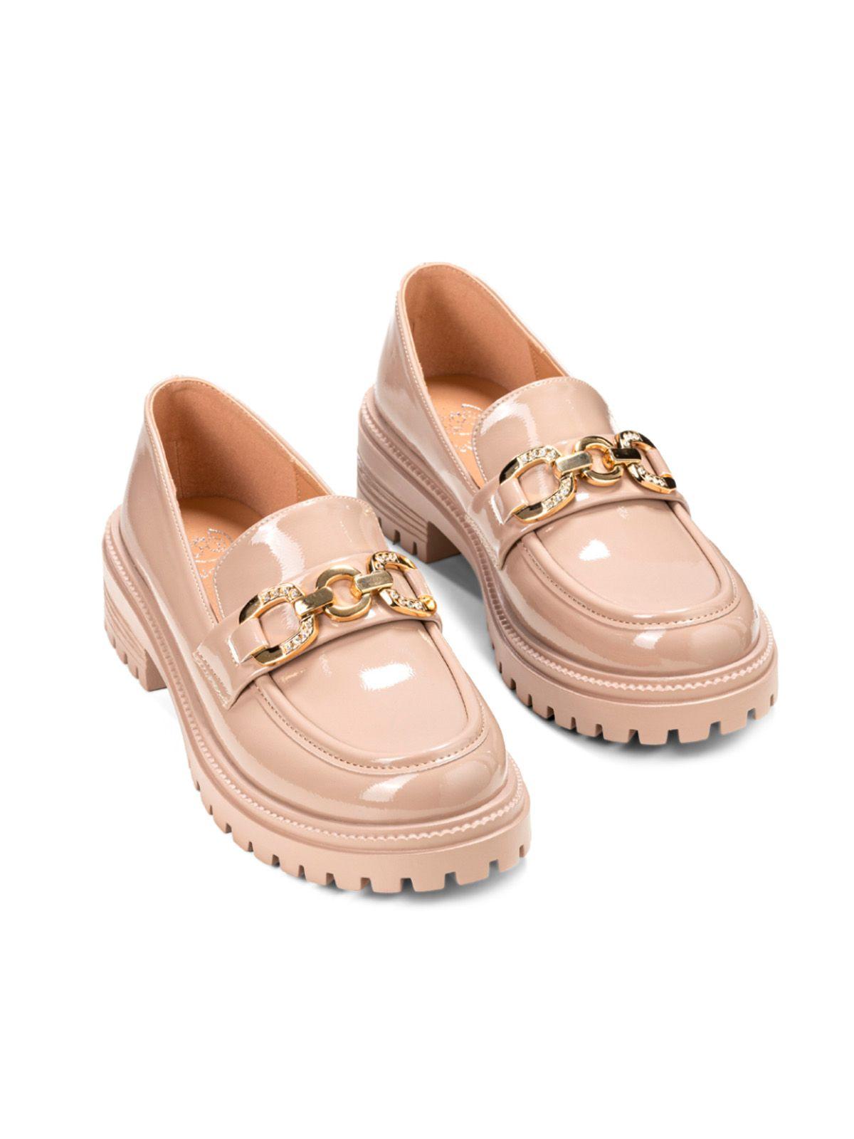 Mocasin Caqui Formal Mujer Weide JN20-2-4