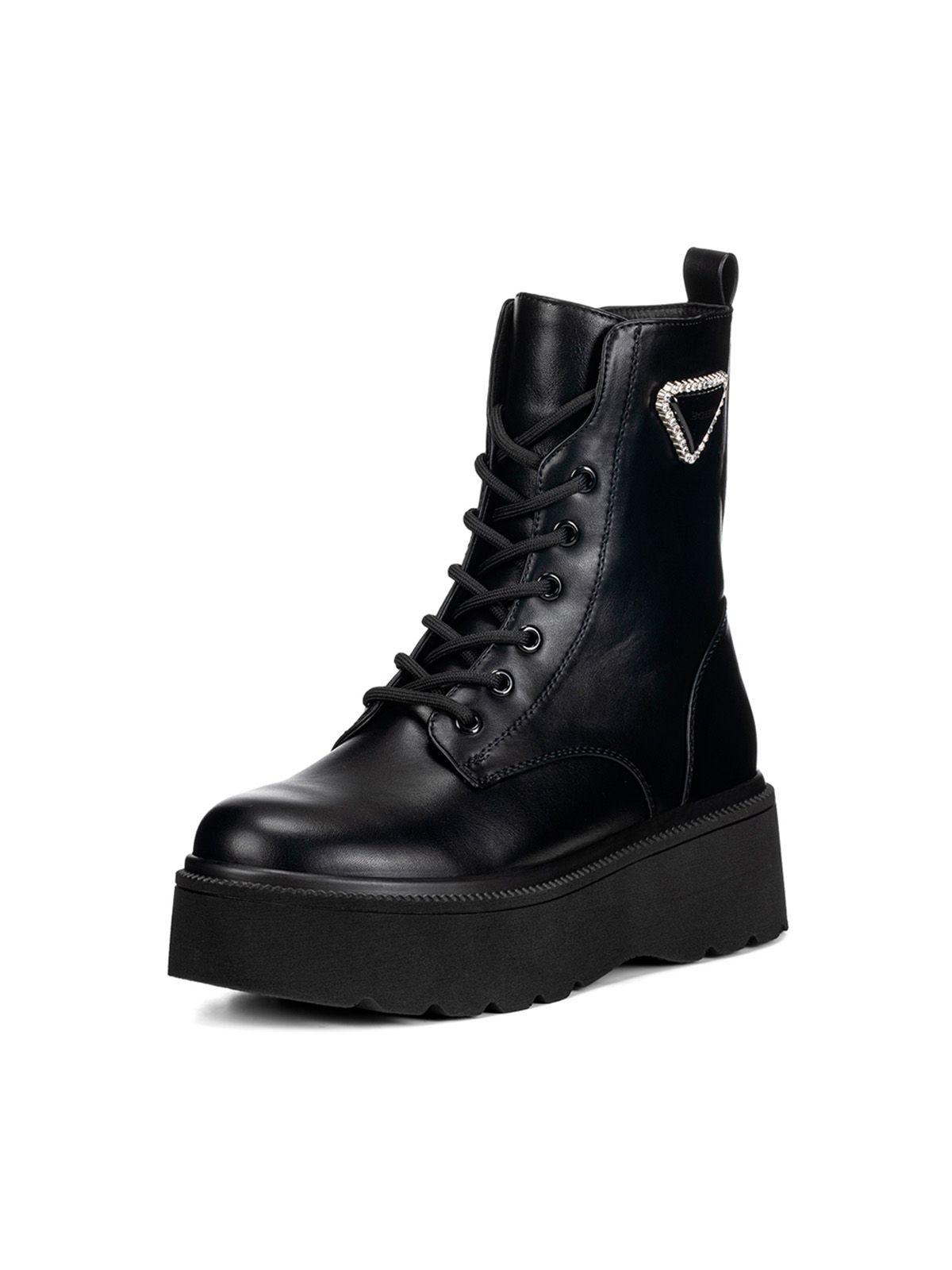 Botin Negro Casual Mujer Weide ZS39-0