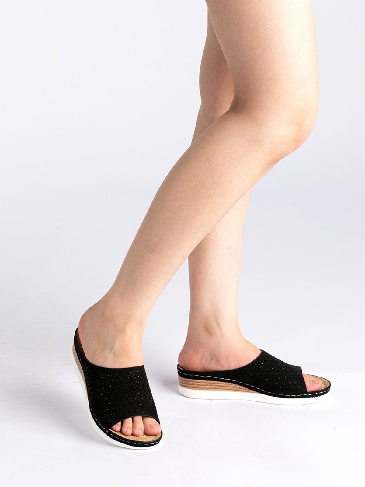 Sandalia Mujer Dulcinea Negro Weide-1
