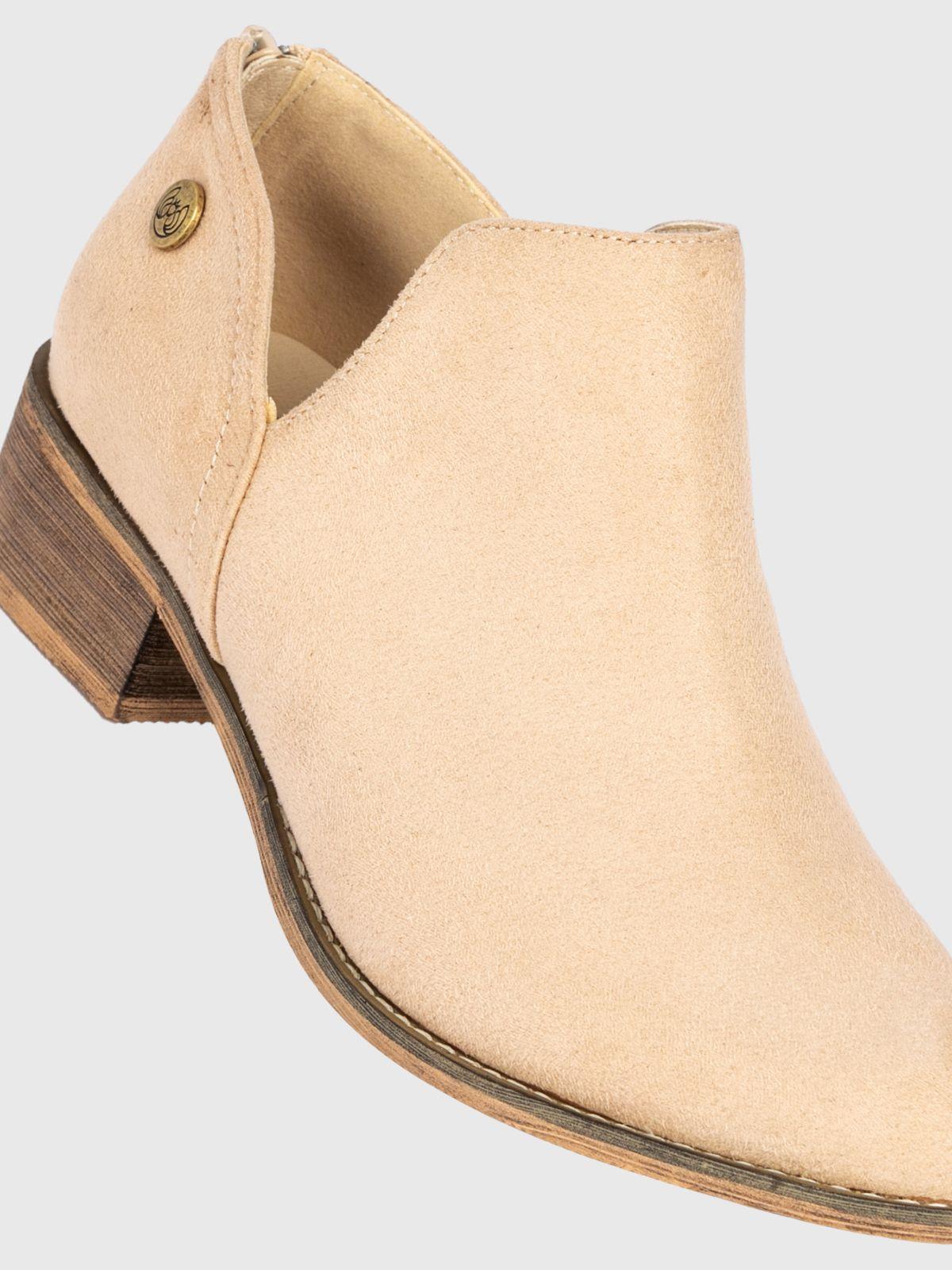 Mocasin Mujer Maricruz Beige Weide-4