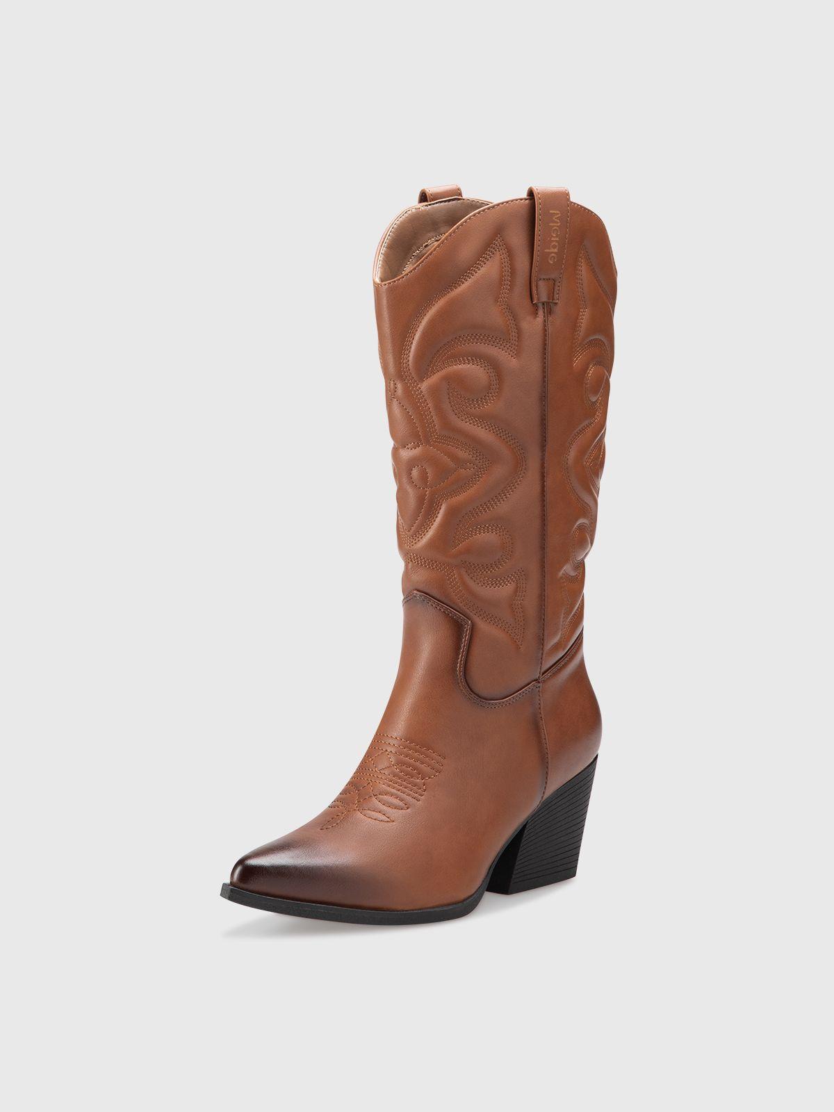 Bota Mujer Aitana  Camel Weide-0