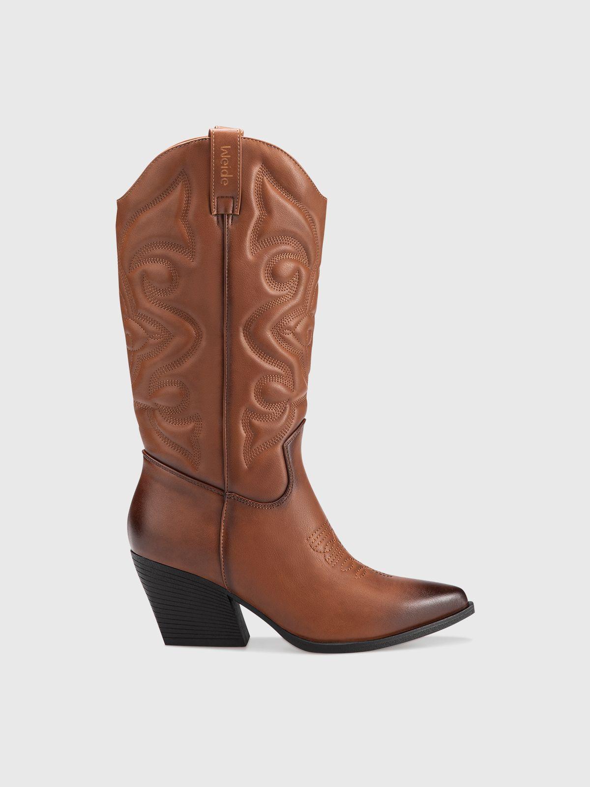 Bota Mujer Aitana  Camel Weide-2