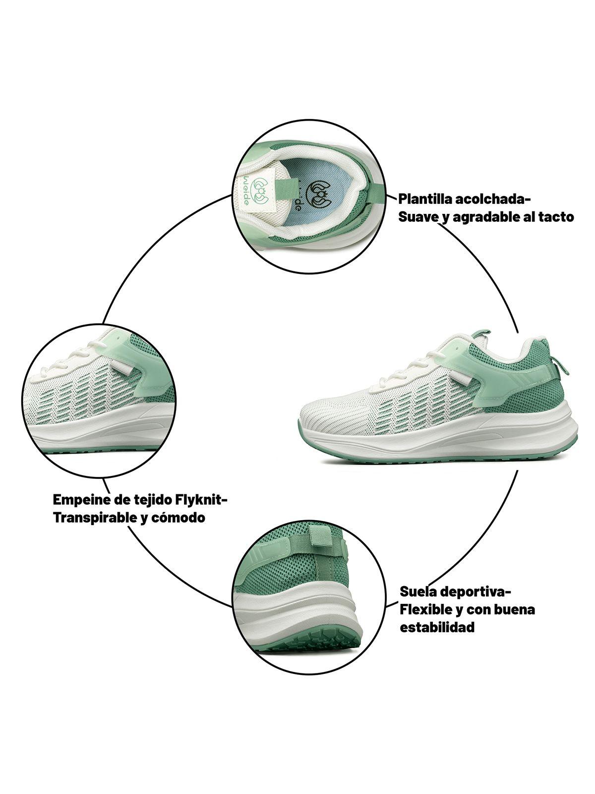 Zapatilla Urbana Deportiva Soft Malla Mujer Weide XJH66-7