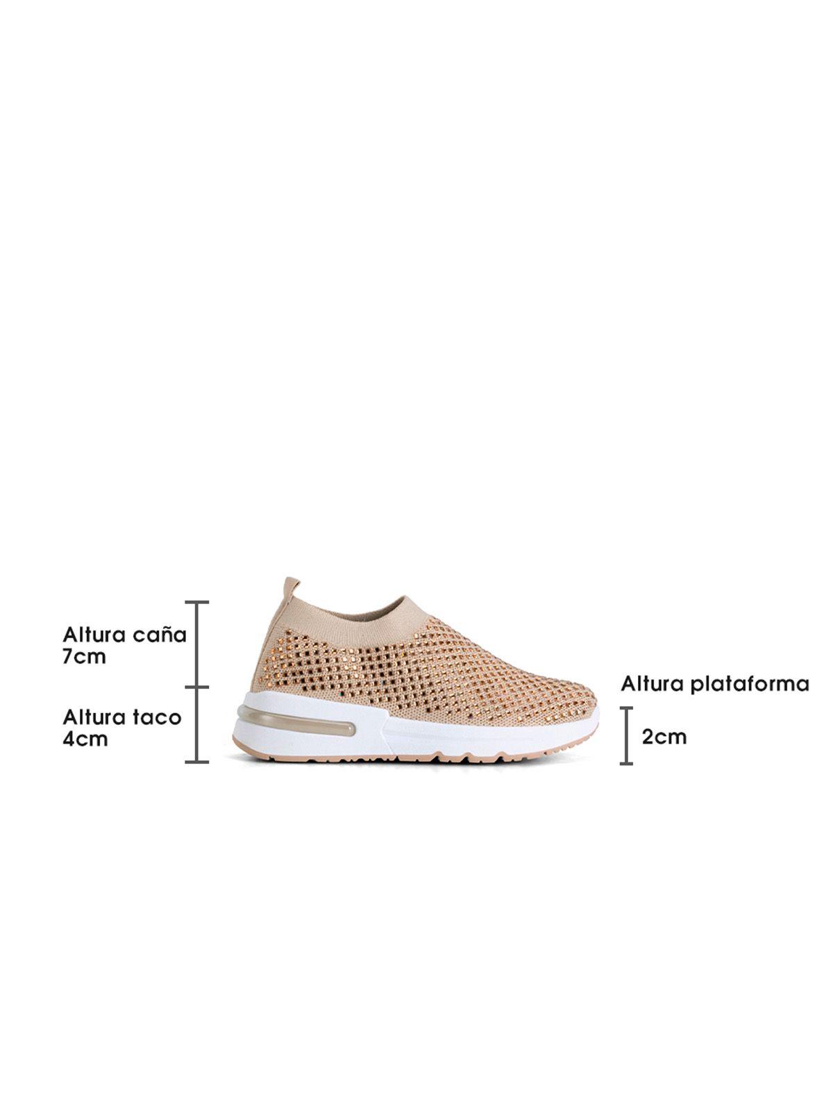 Zapatilla Dorado Casual TFA181 Weide-4