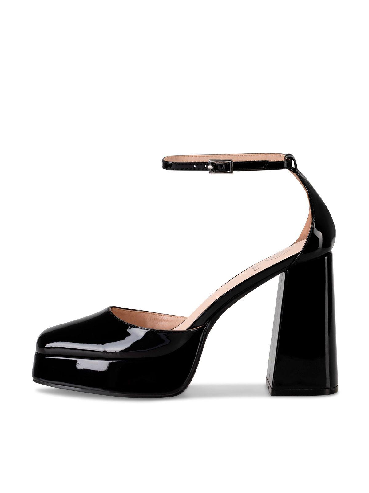 Zapato Taco Negro Fiesta GHE17 Weide-1