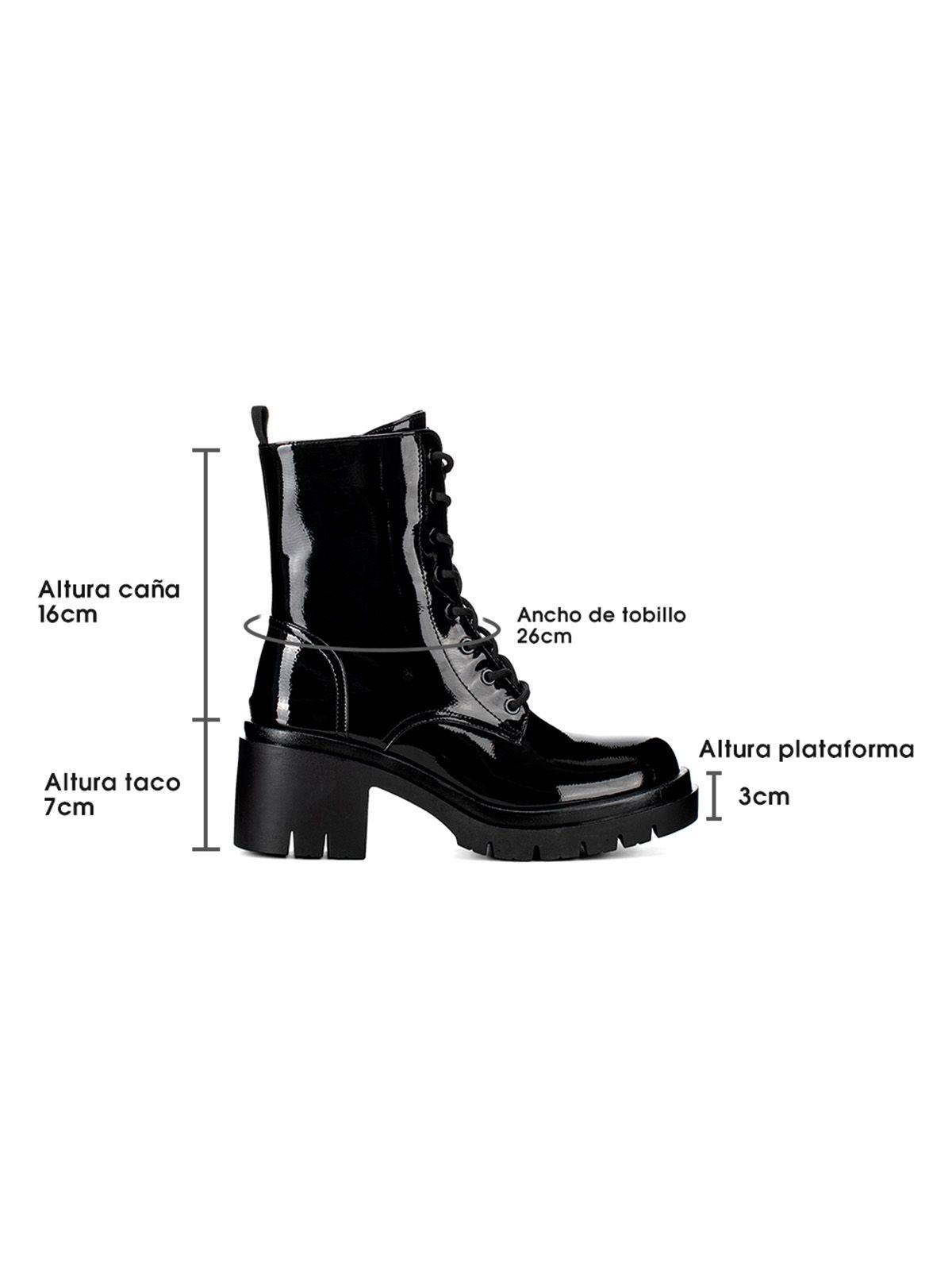 Botin Negro Casual Mujer Weide ZS36-5