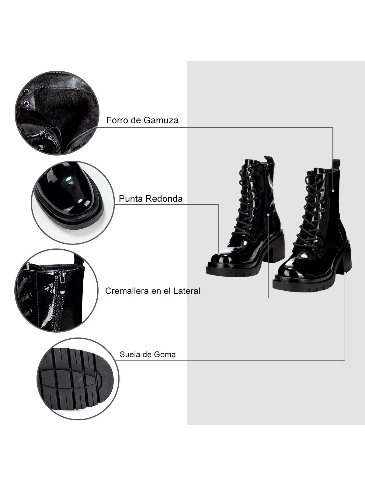 Botin Negro Casual Mujer Weide ZS36-6