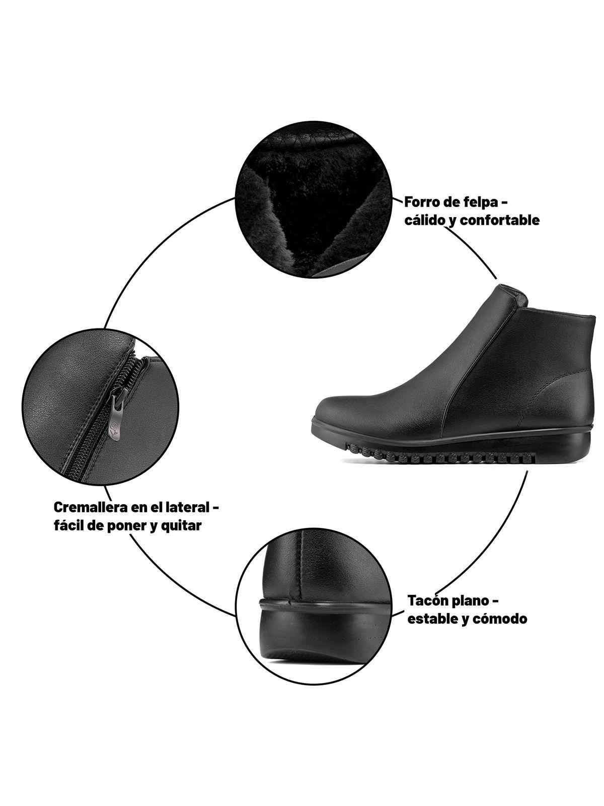 Botín Taco Mujer Casual PU Weide TFA225-8