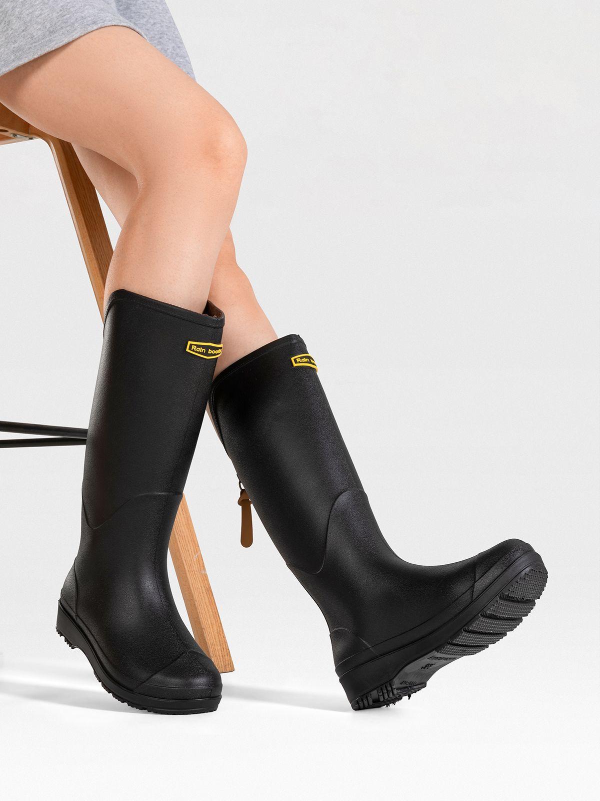 Bota De Agua Mujer Pvc Impermeable Casual Comodo Weide GH160-1