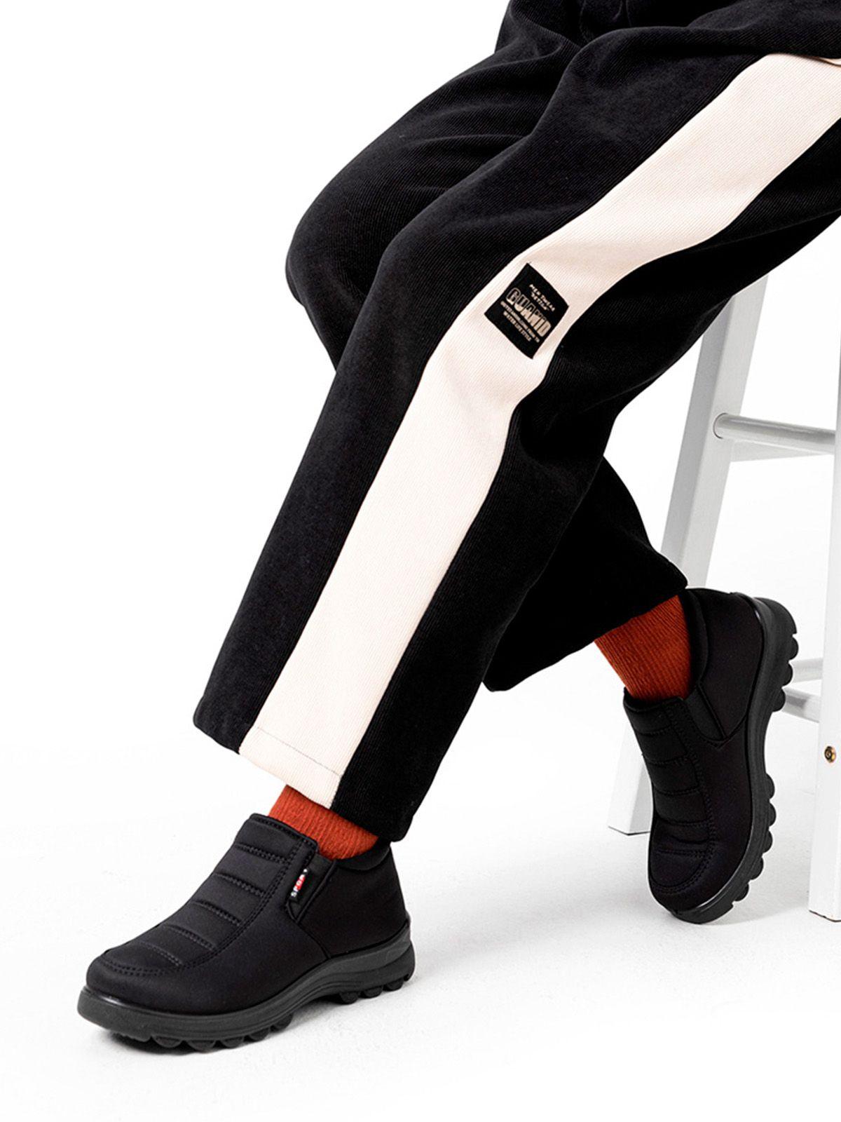 Botin Negro Casual Mujer Weide TFA193-1