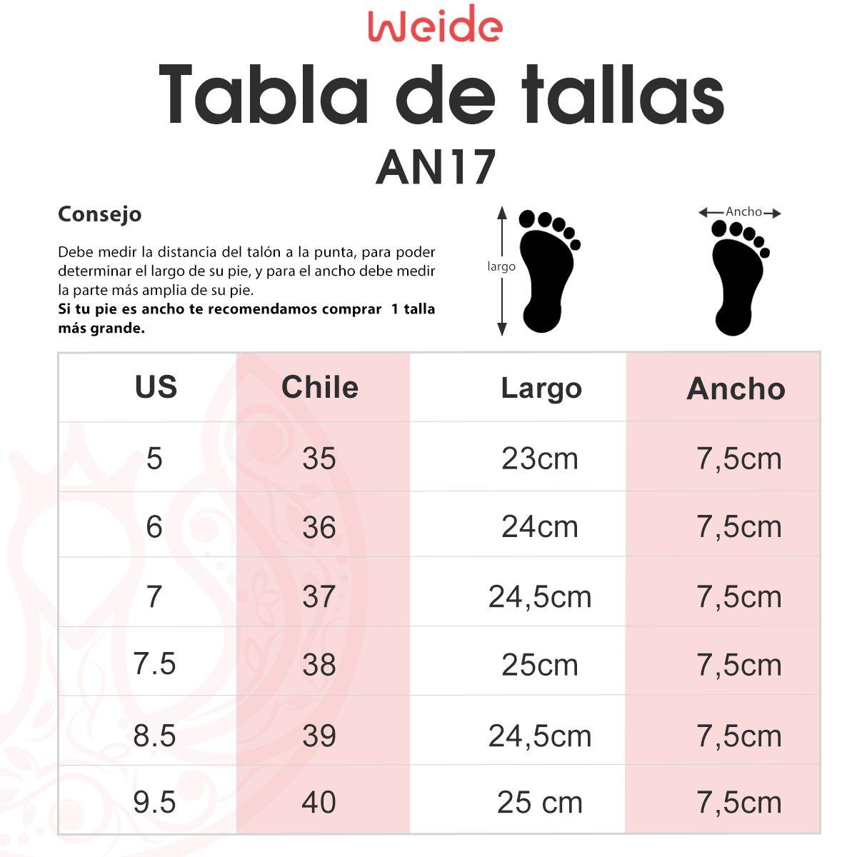 Zapatilla Yareni Negro Weide-3