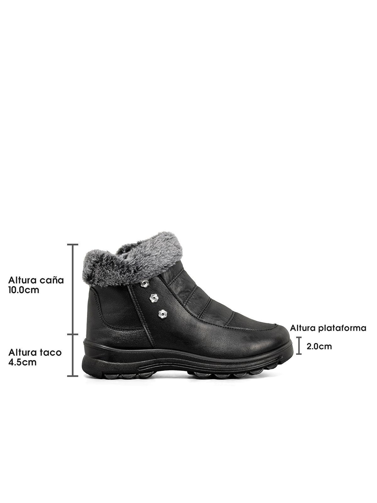 Botin Casual Mujer Térmico Eco Cuero Weide TFA306-5