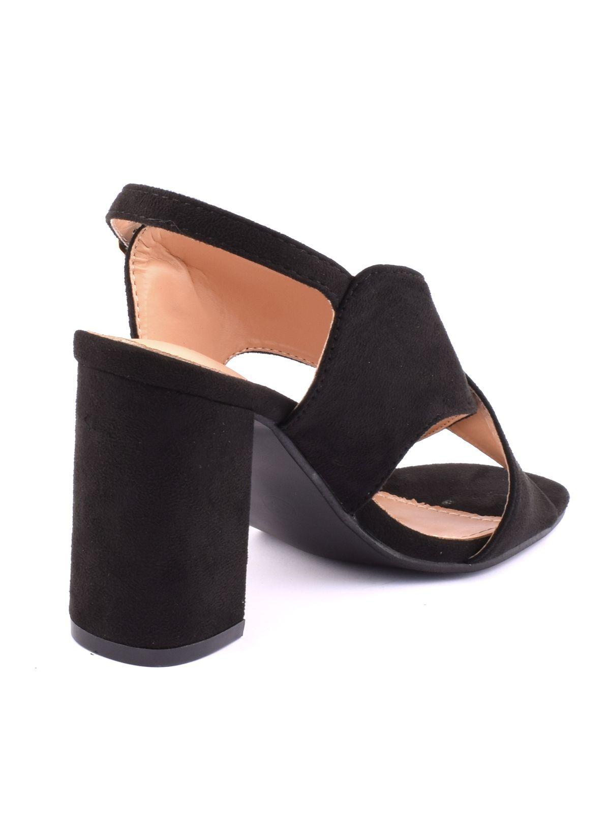 Sandalia Taco Ilonka Negro Weide-2