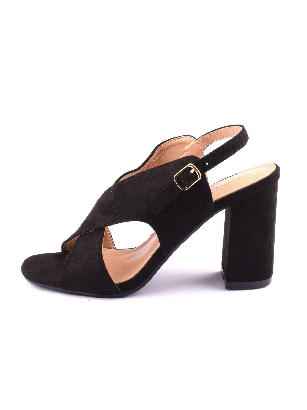 Sandalia Taco Ilonka Negro Weide-0