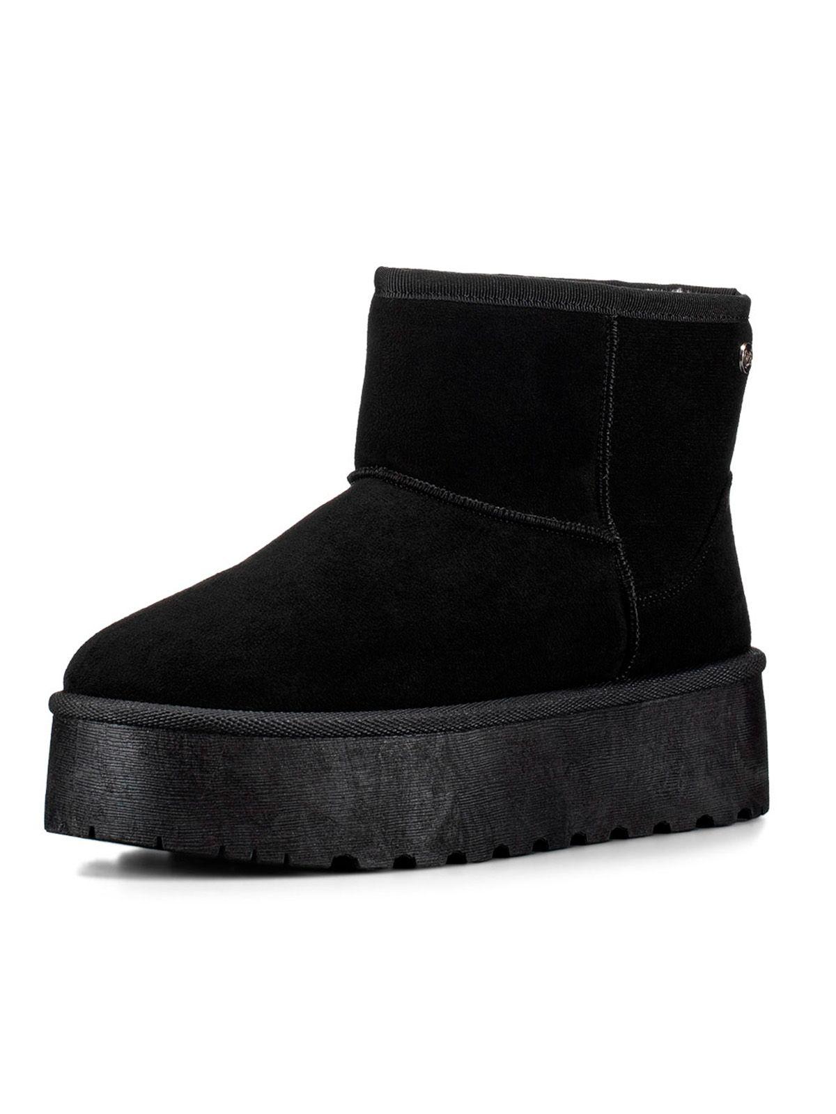 Botin Negro Casual Mujer Weide LT122-0