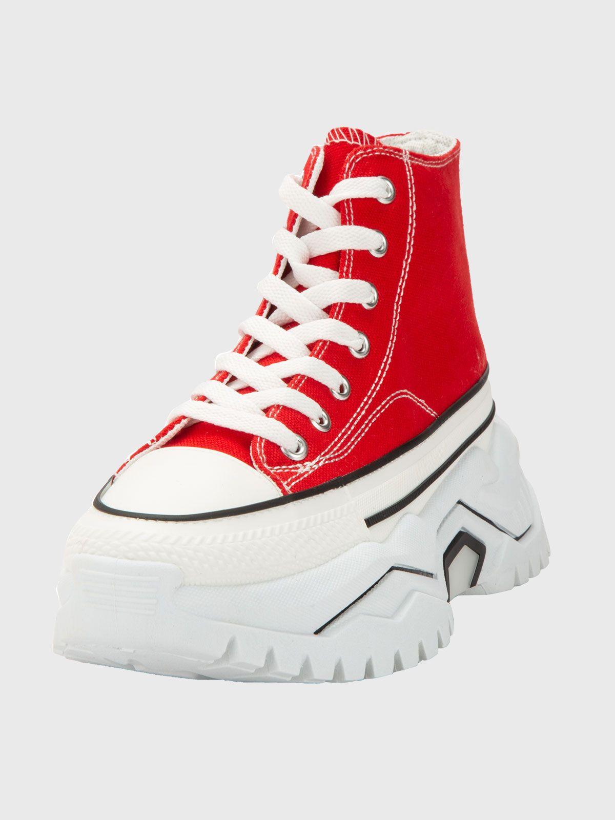 Zapatilla Ineta Rojo Weide-0