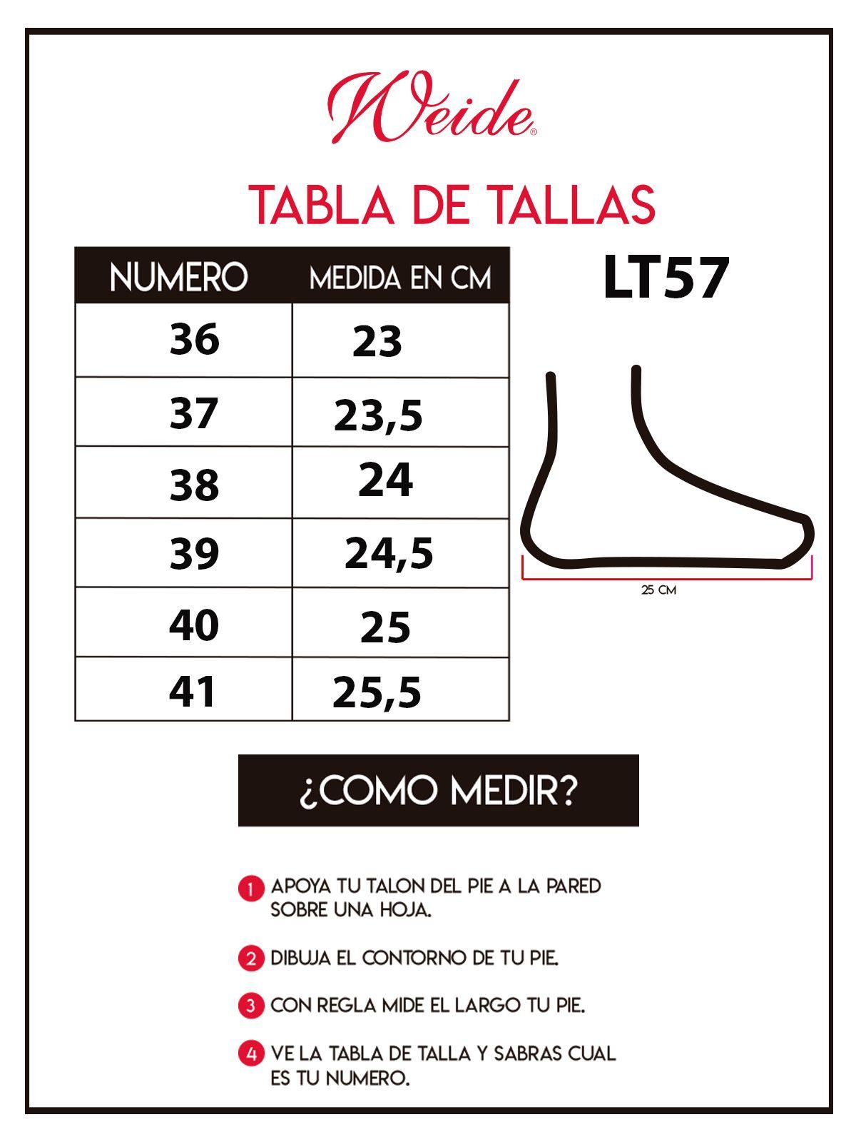 Zapatilla Ineta Rojo Weide-3