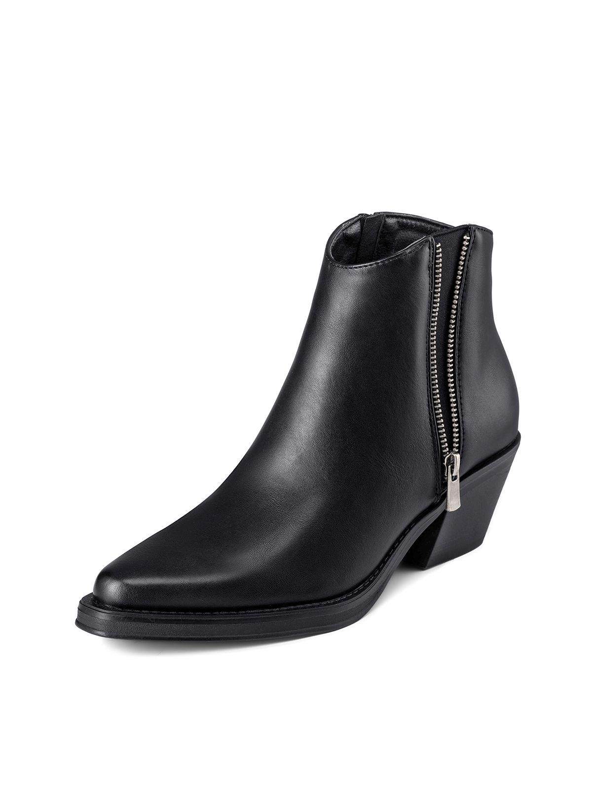 Botín Taco Mujer Casual PU Weide CZY651-0