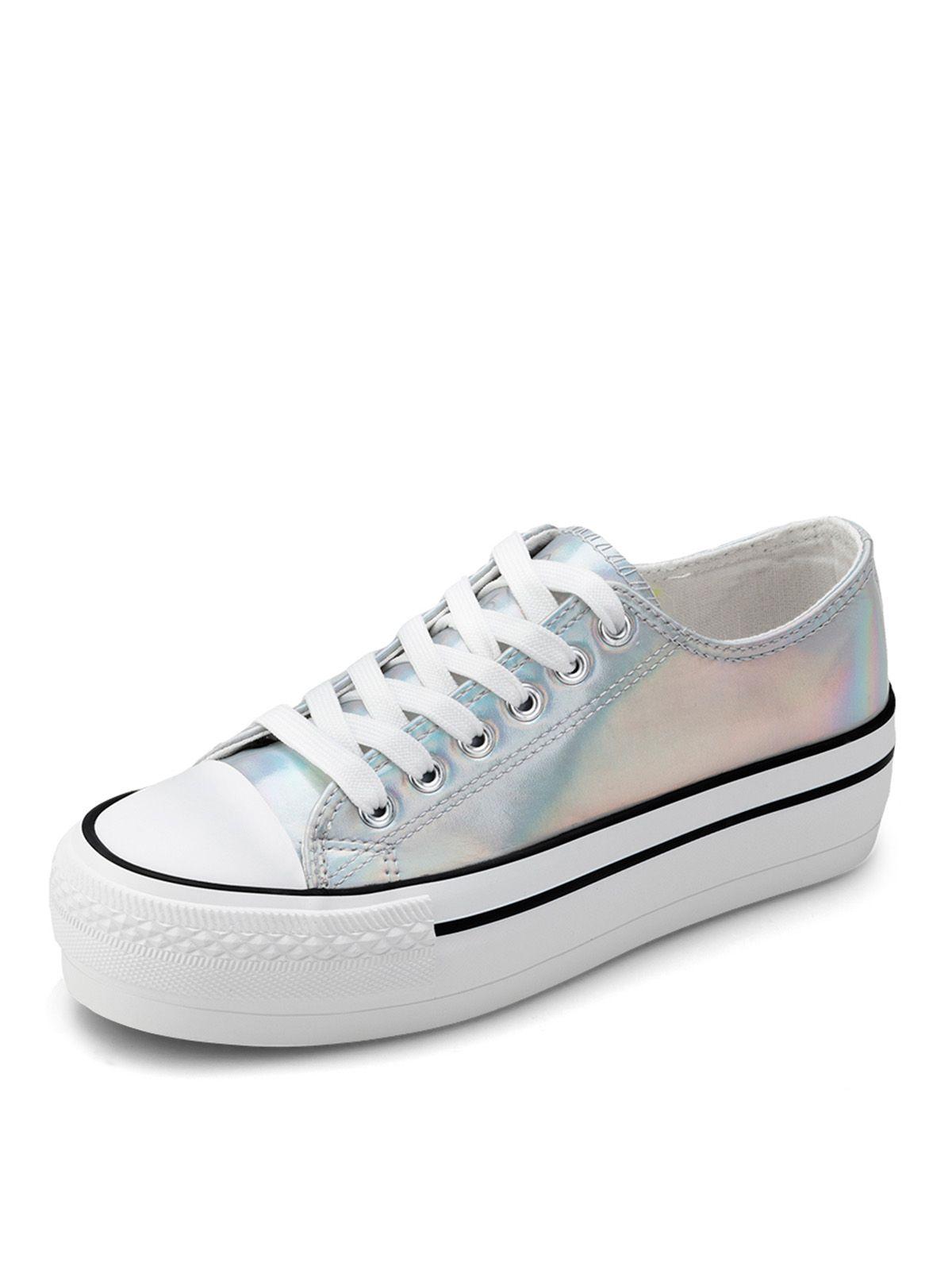 Zapatilla Aroa Plateado Weide-0