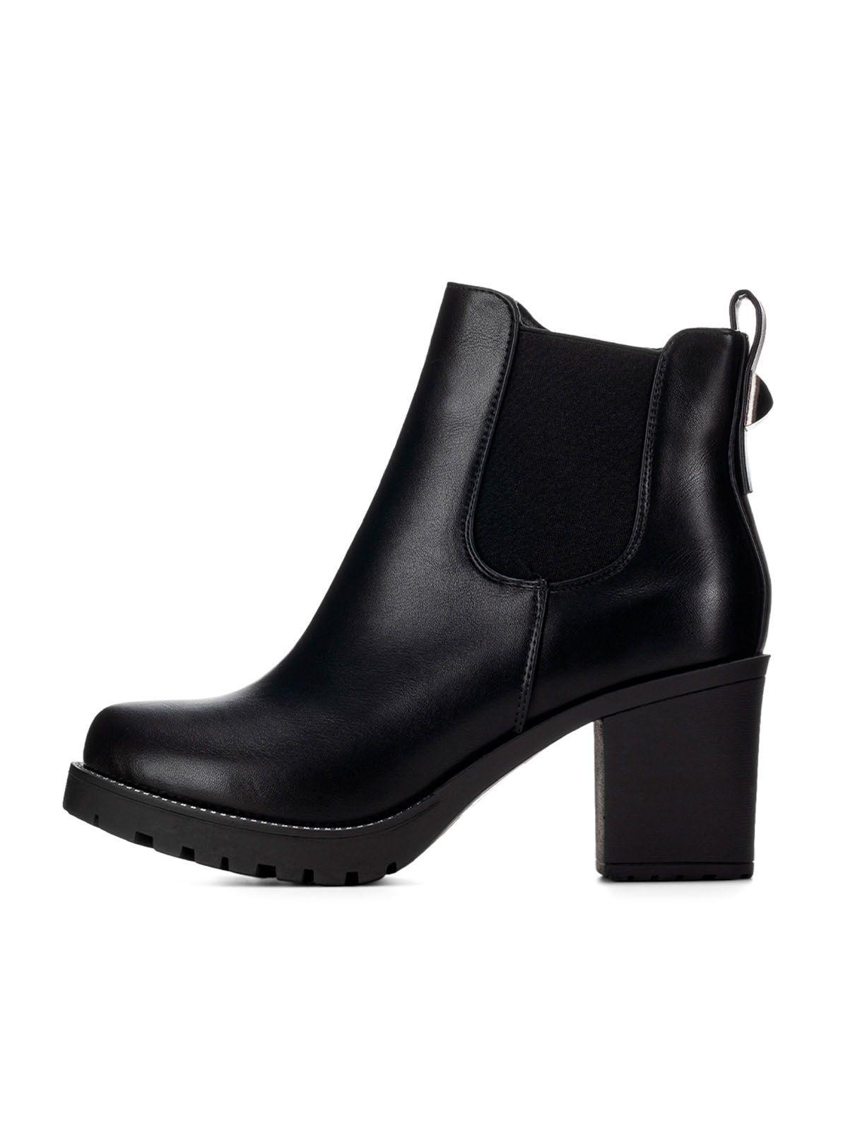 Botin Negro Casual Mujer Weide ZS37-2