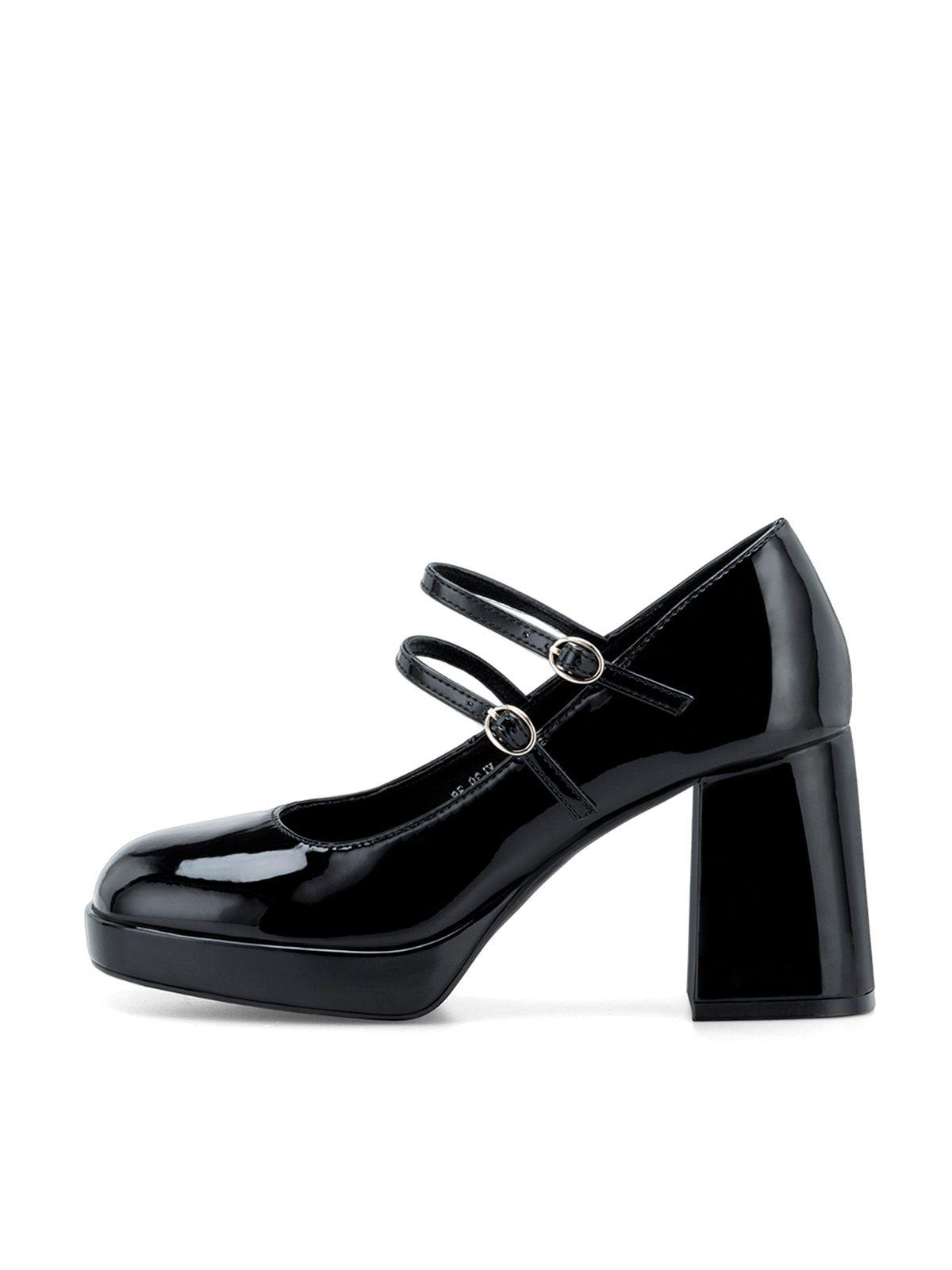 Zapato Taco Negro Casual YL39 Weide-1