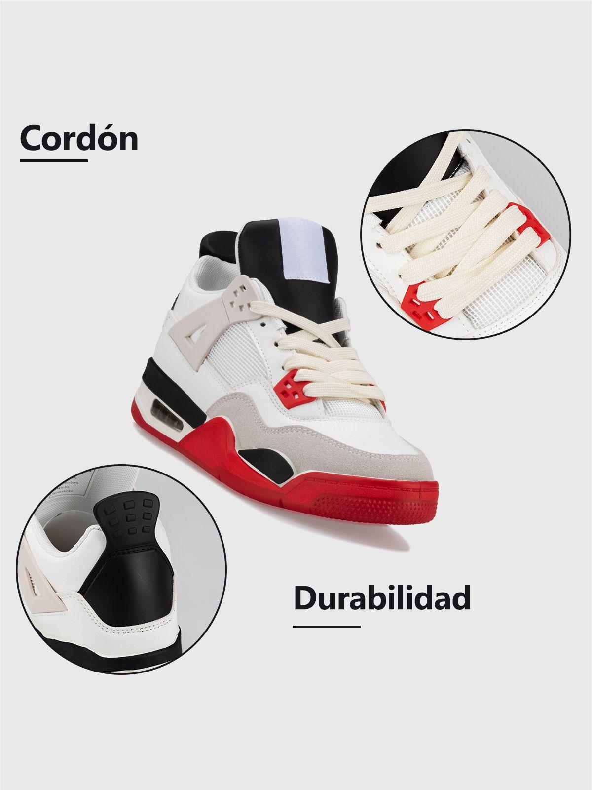 Zapatilla Mujer Lorena Rojo Weide-6