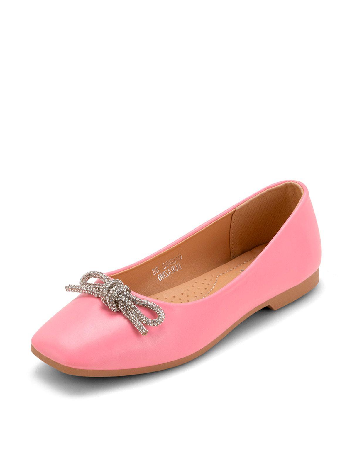 Zapato Taco Rosado Casual QIU302 Weide-0