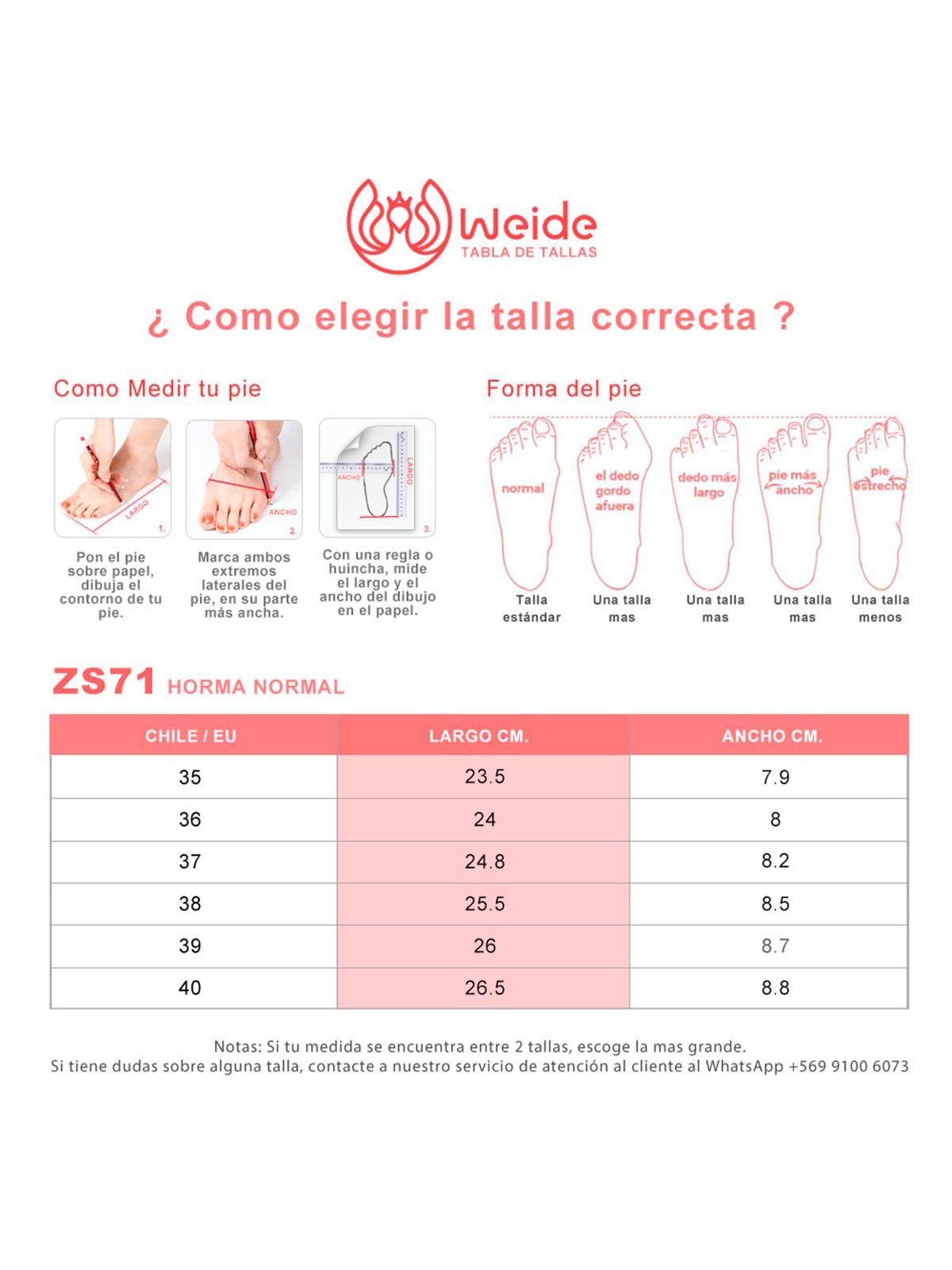 Bota Larga Mujer Casual Eco Cuero Tacon Grueso Weide ZS71-3