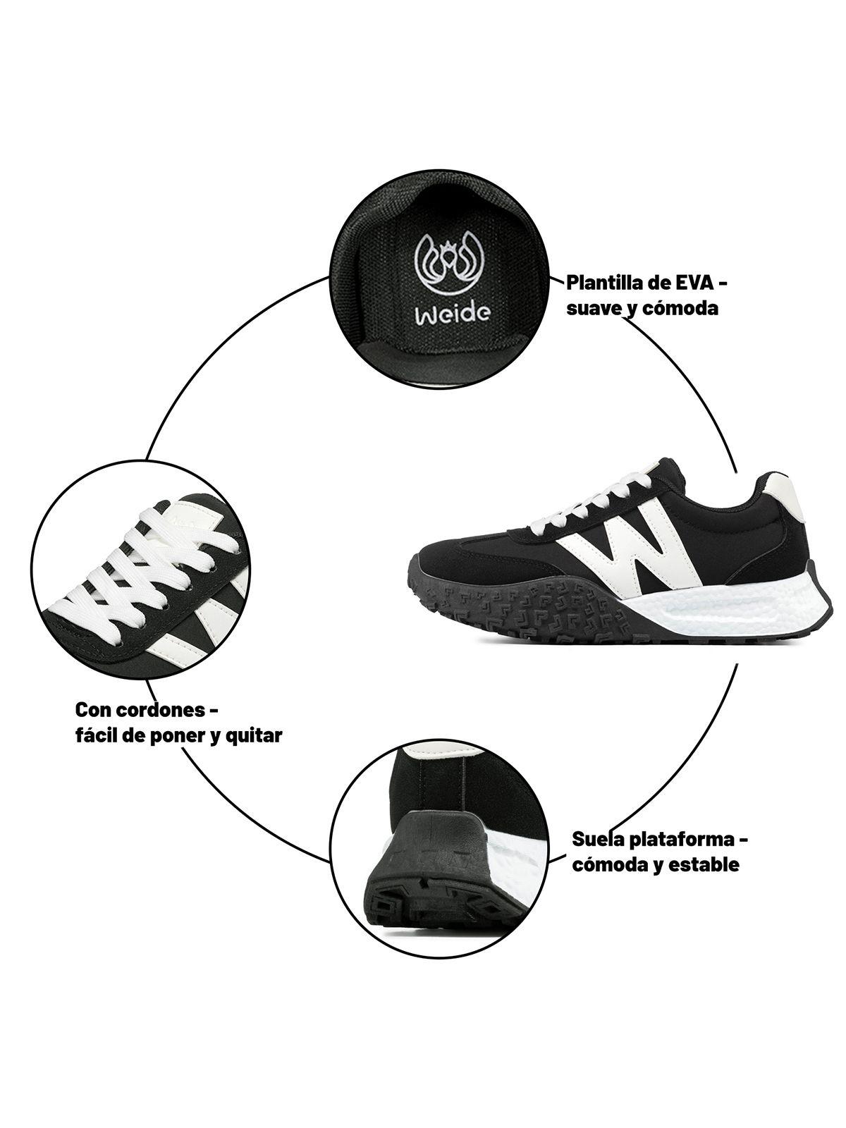 Zapatillas Urbanas Mujer Plataforma PU Weide TFA220-8