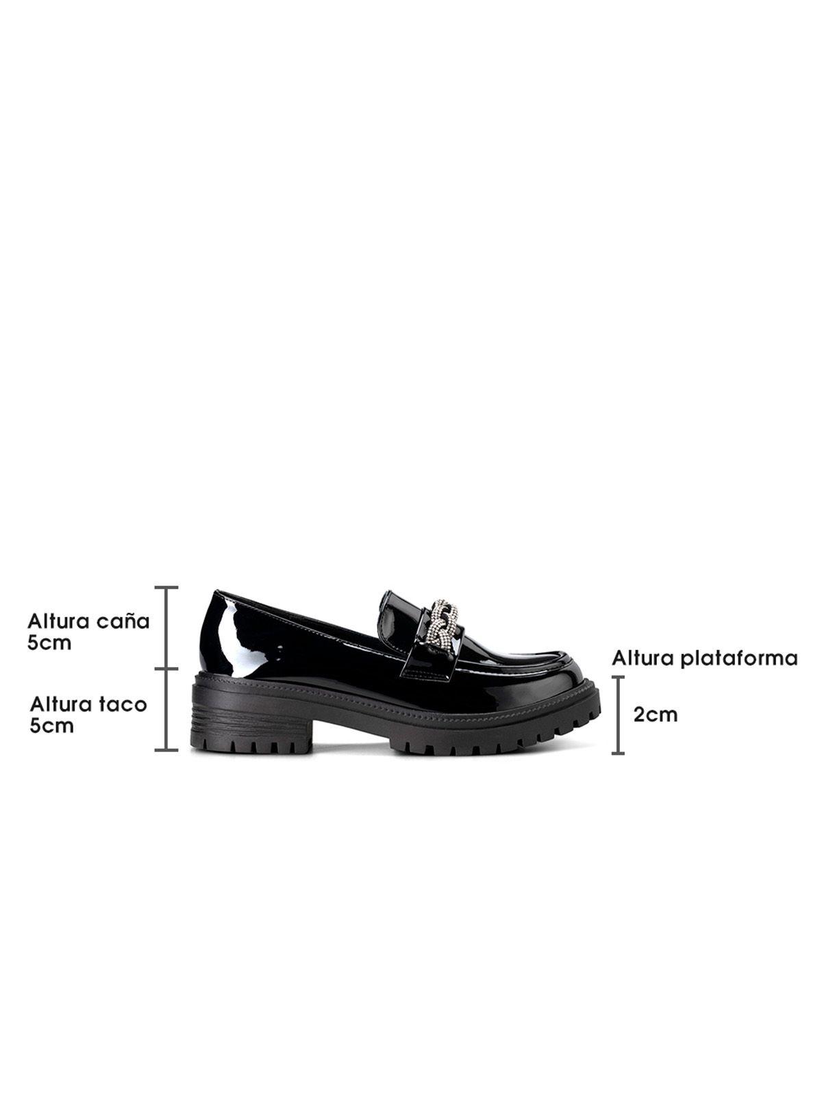 Zapato Taco Negro Casual JN21 Weide-5