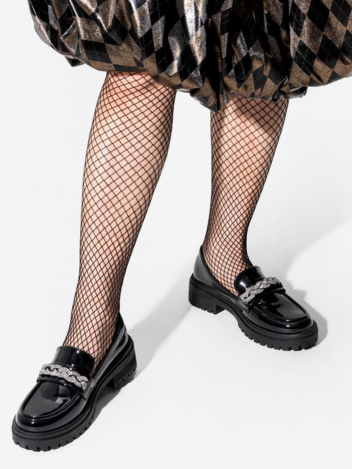 Zapato Taco Negro Casual JN21 Weide-1