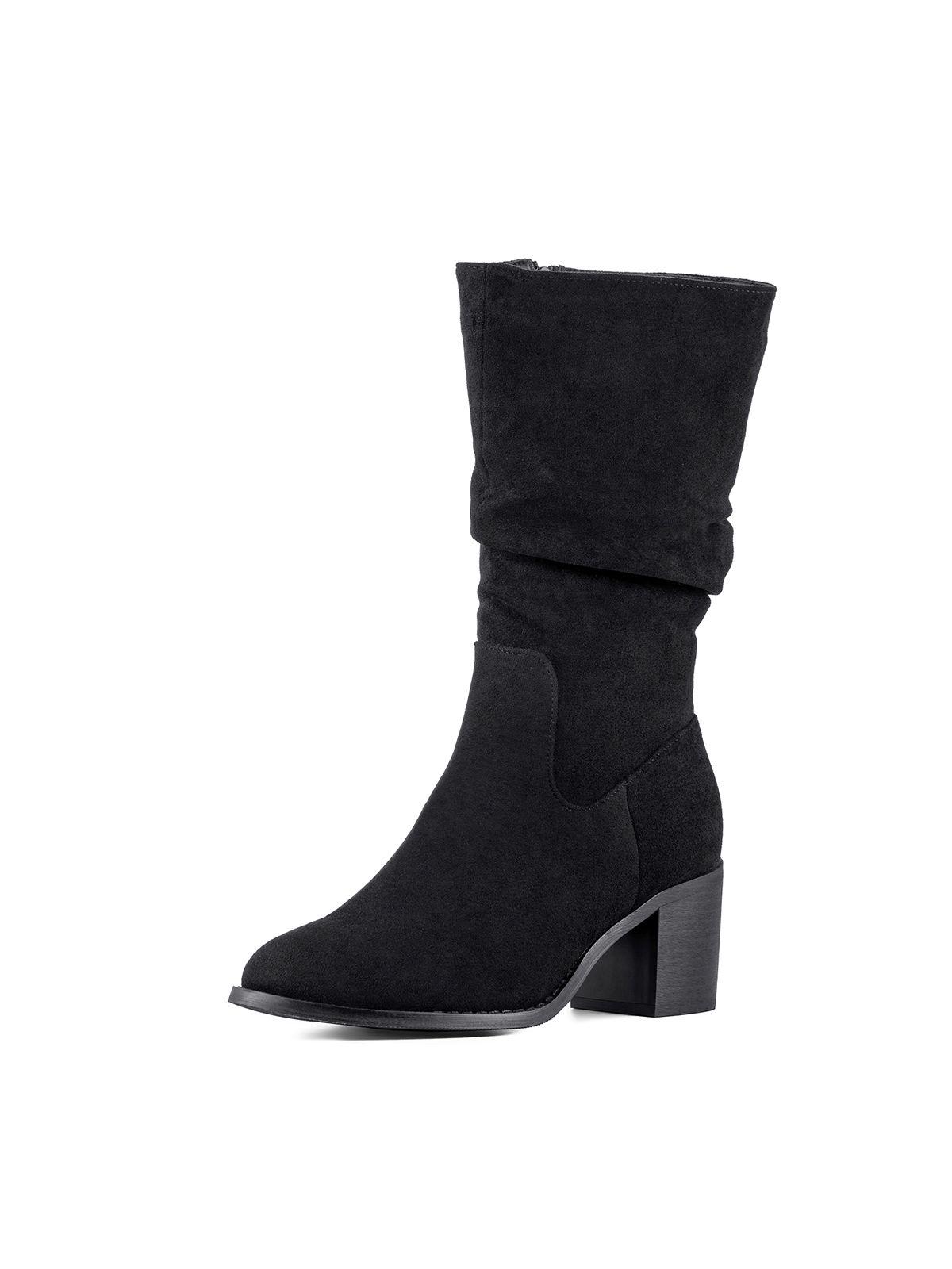 Bota Taco Mujer Outdoor PU Textil Weide HX532-0