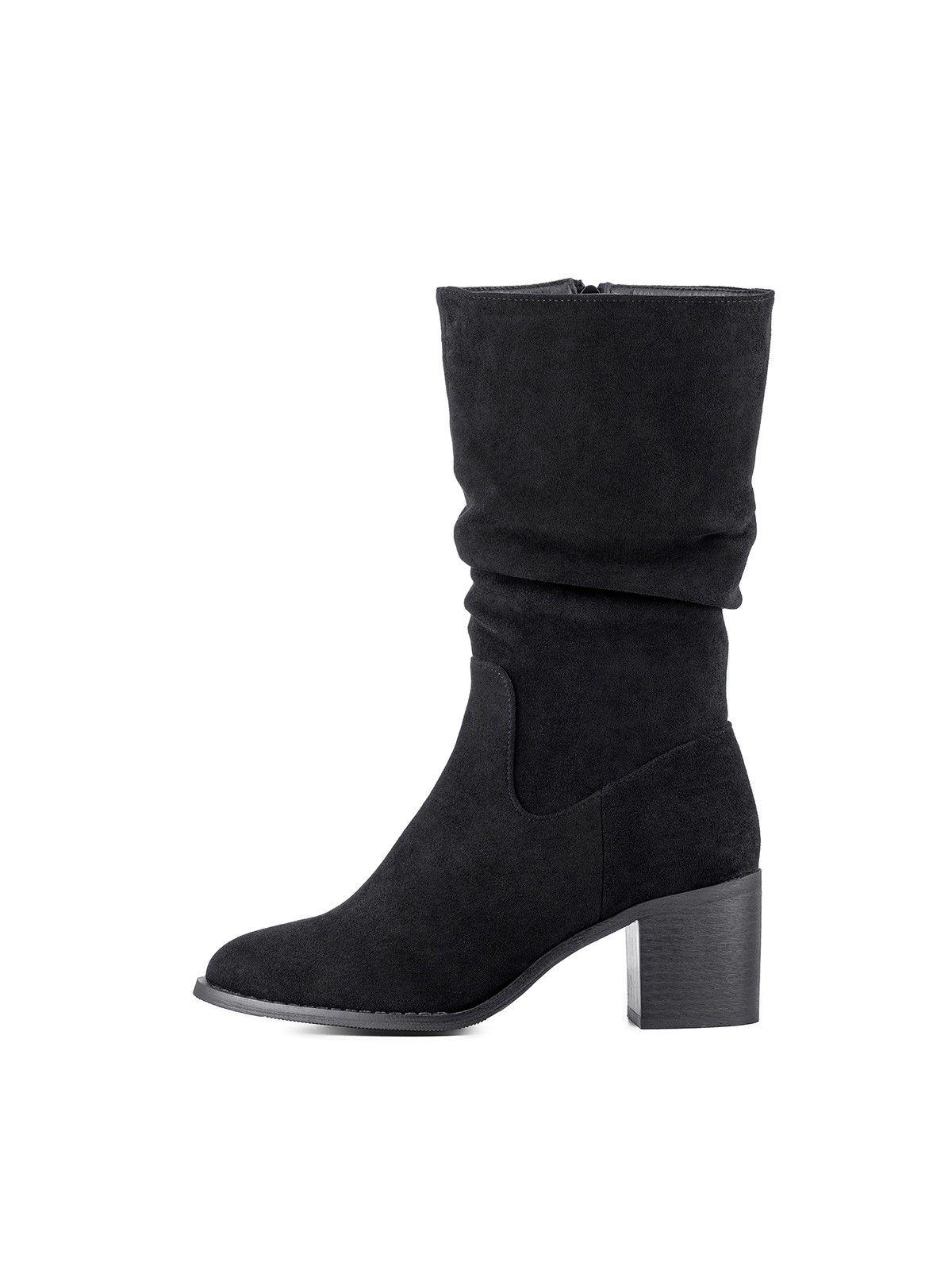Bota Taco Mujer Outdoor PU Textil Weide HX532-2