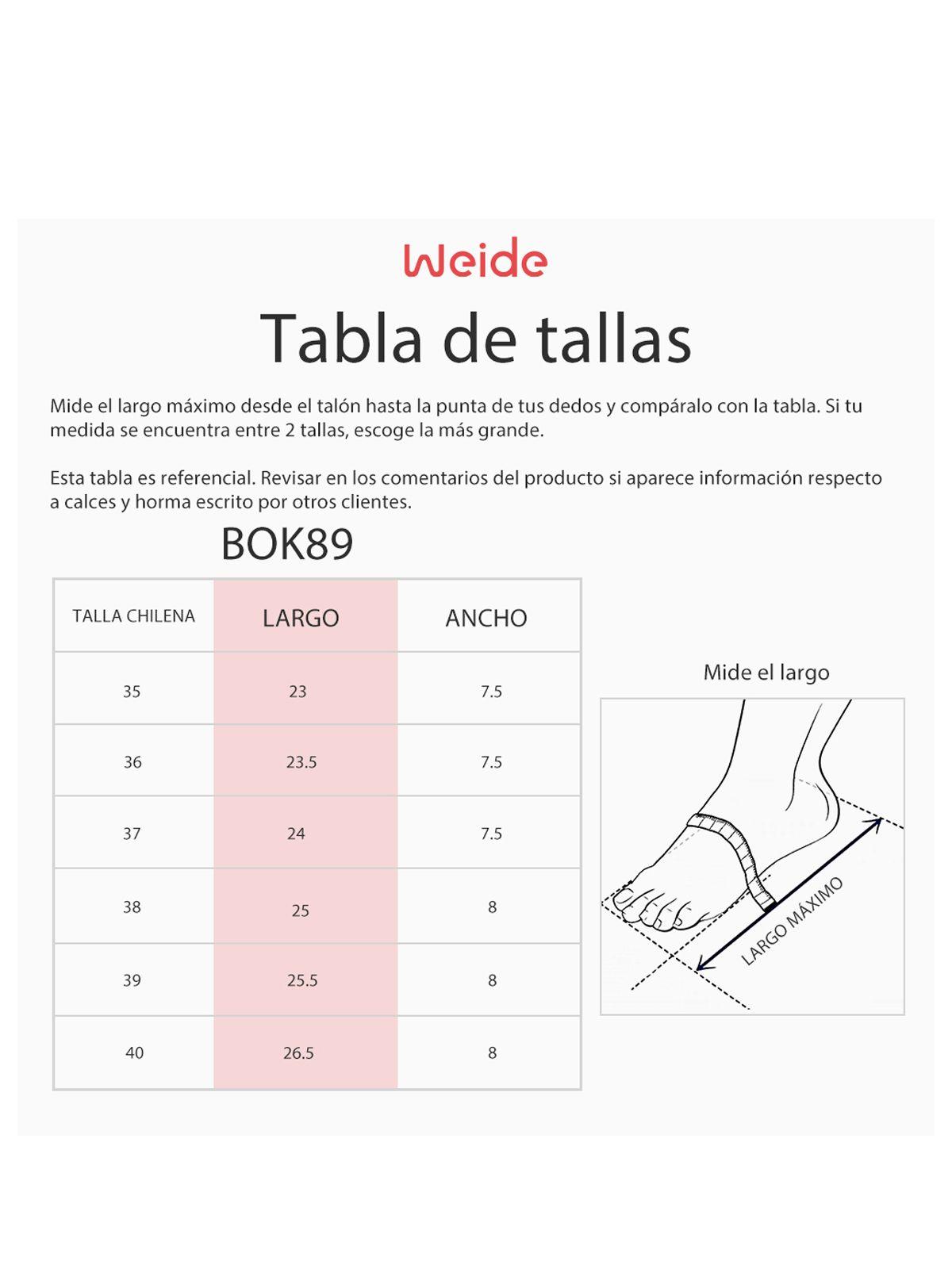 Zapatilla  Mujer Dolores Negro Weide-3