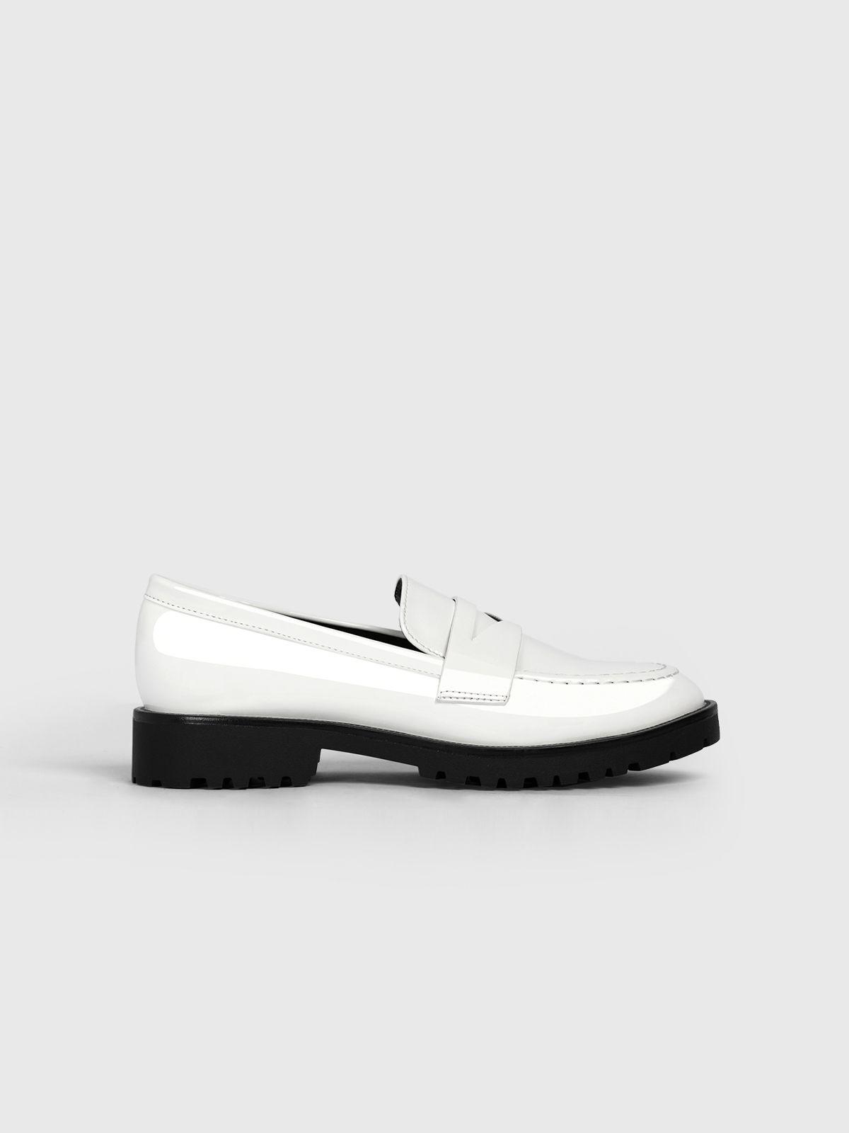 Mocasin Mujer Dominique Blanco Weide-2