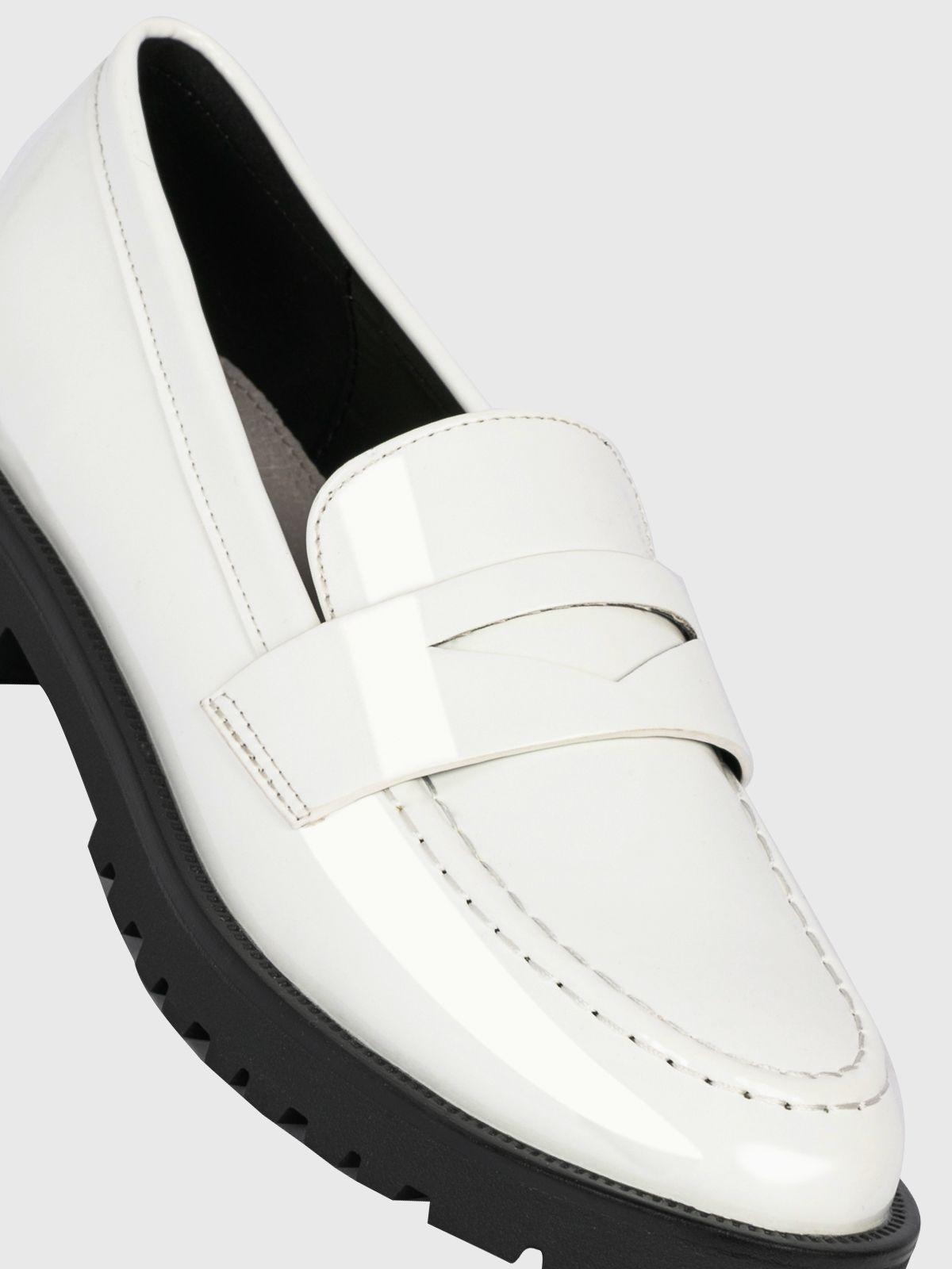 Mocasin Mujer Dominique Blanco Weide-5