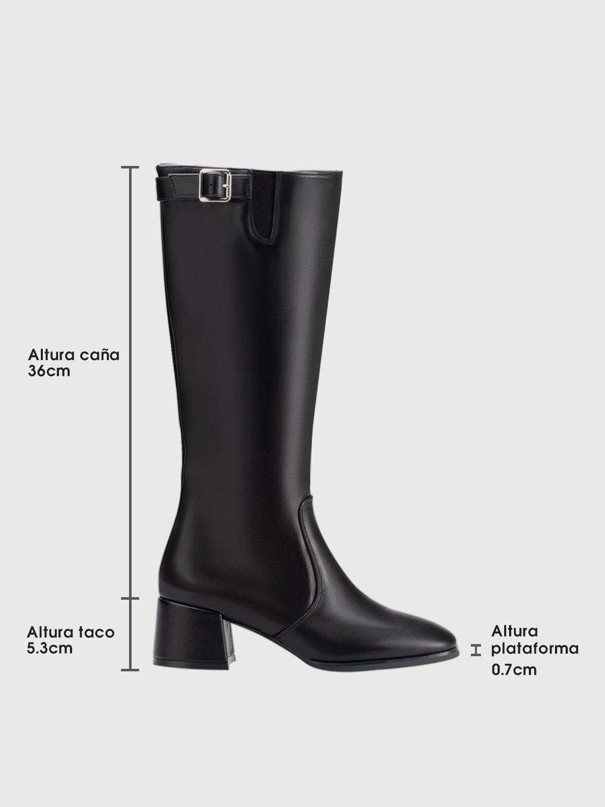 Bota Mujer Vera Negro Weide-5