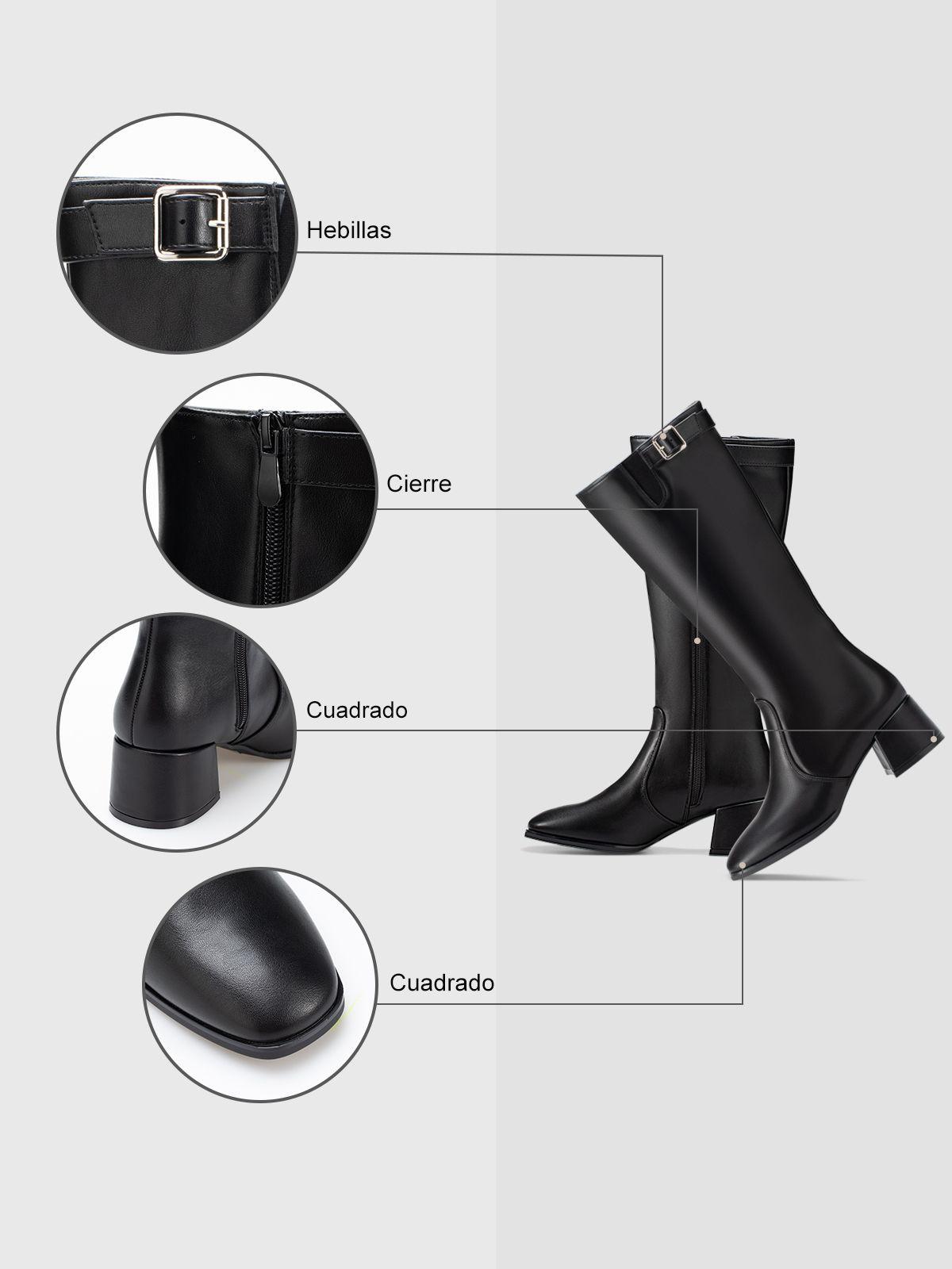 Bota Mujer Vera Negro Weide-6