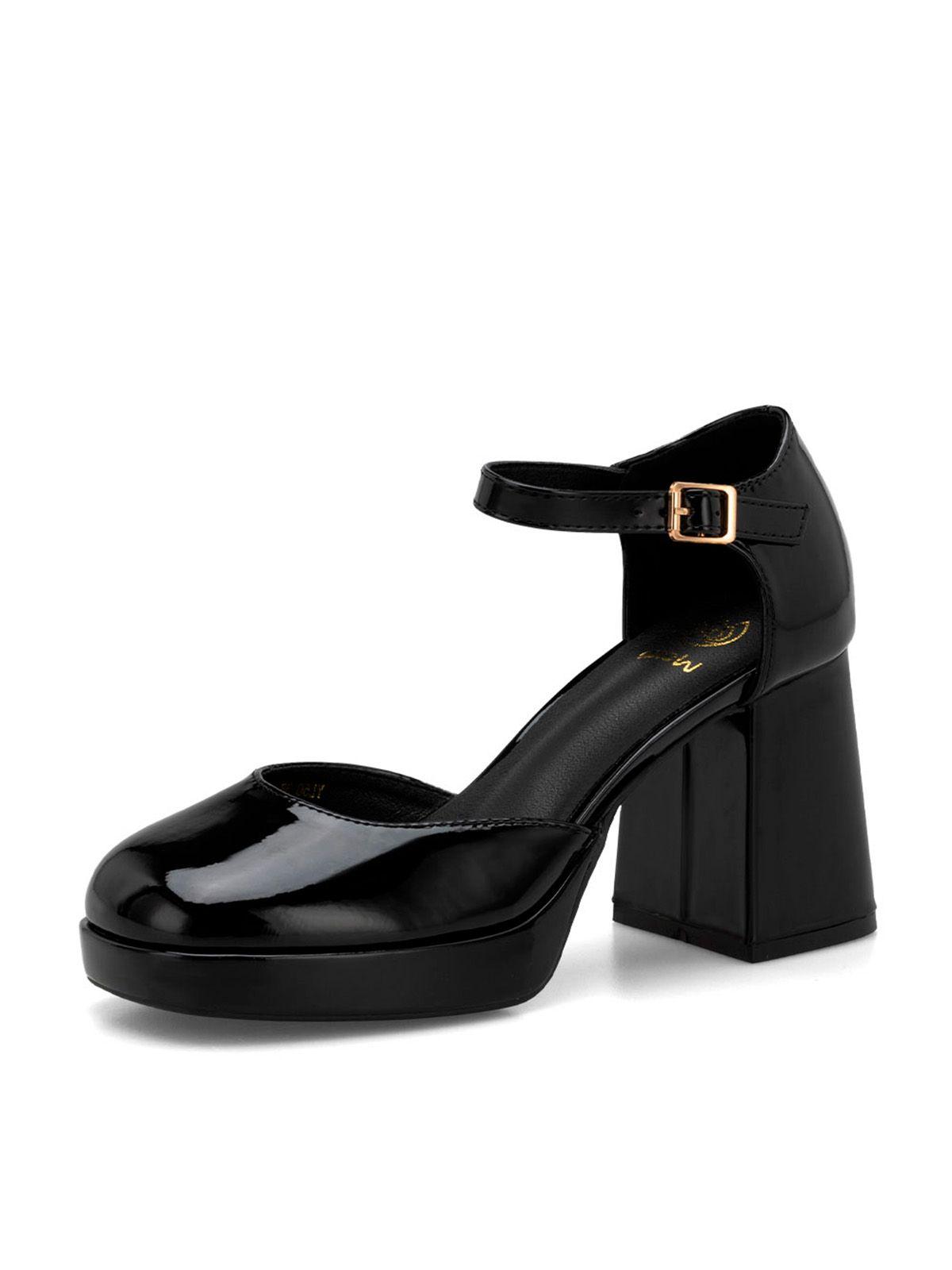Zapatos Taco Mujer Amalia Negro Weide-0