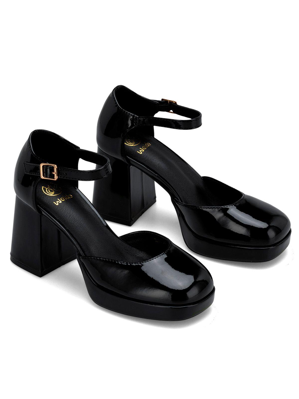 Zapatos Taco Mujer Amalia Negro Weide-2